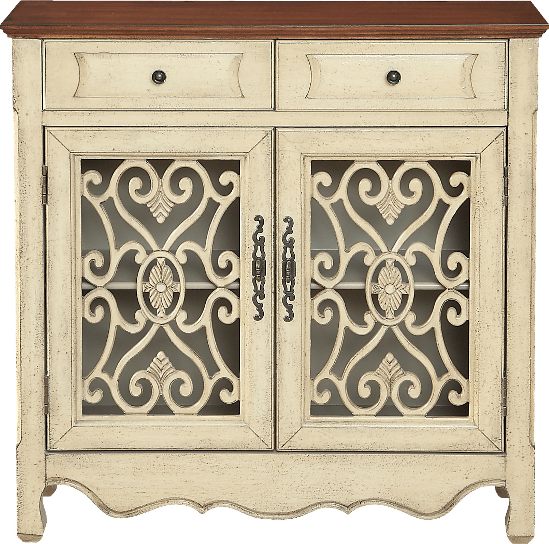 Mews Cream Accent Cabinet - Image 2