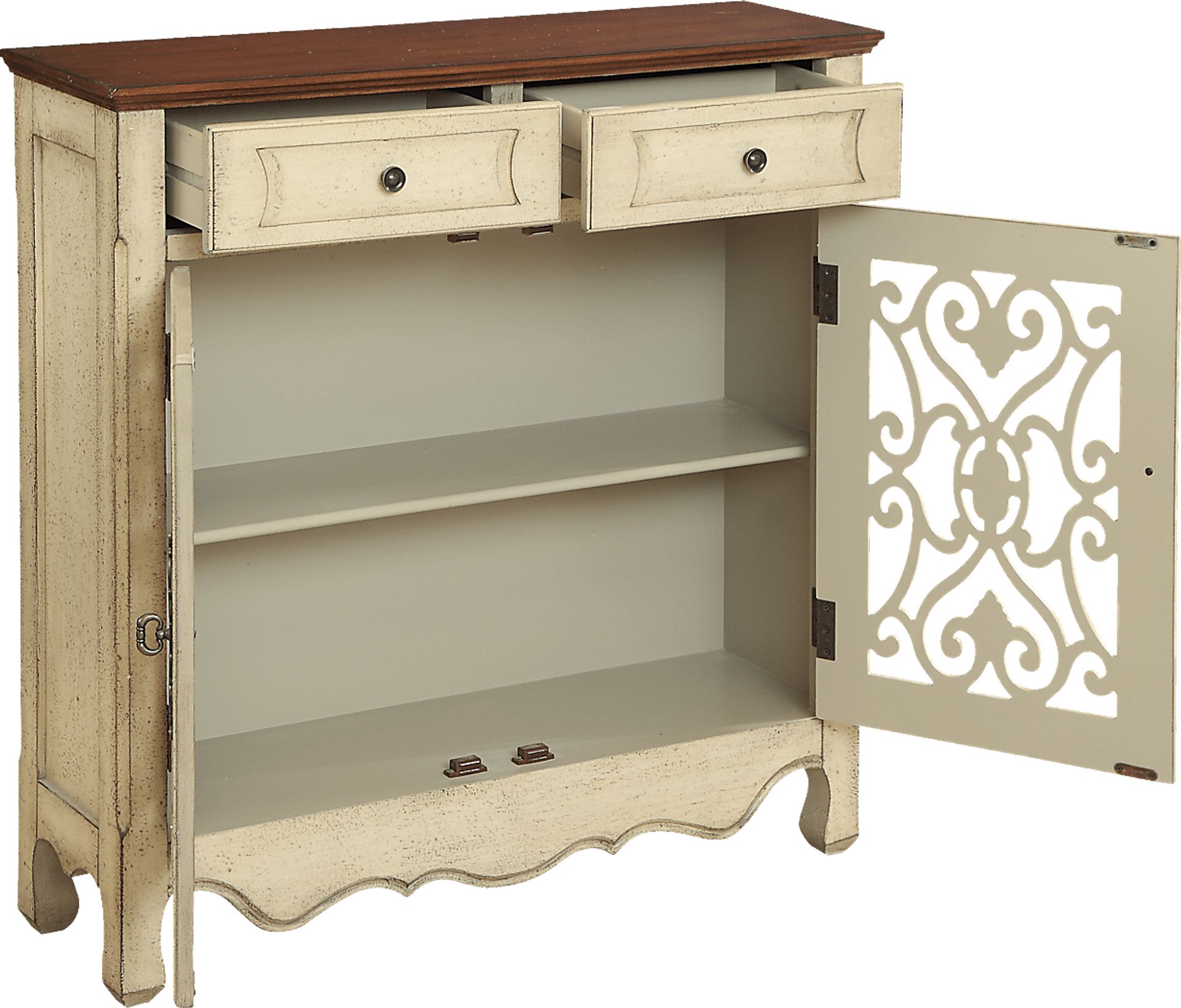 Mews Cream Accent Cabinet - Image 3