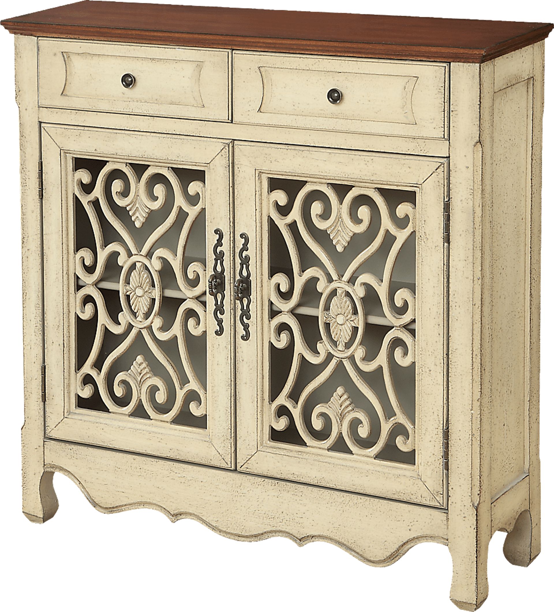 Mews Cream Accent Cabinet - Image 1