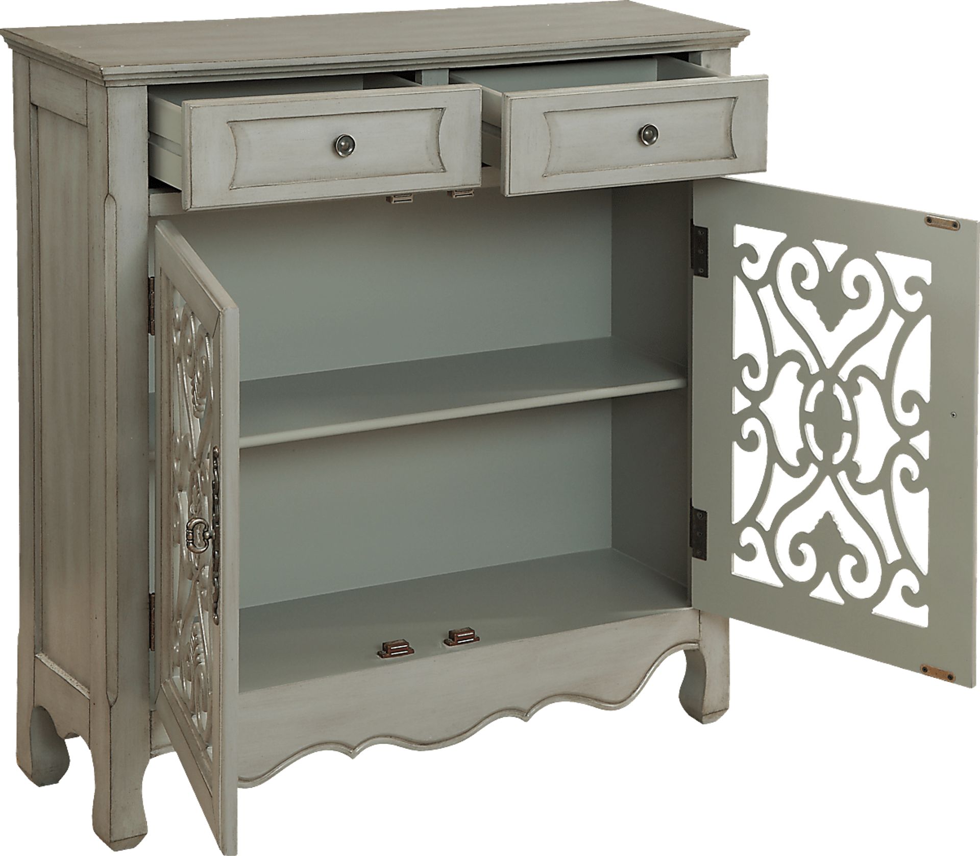 Mews Green Accent Cabinet - Image 3