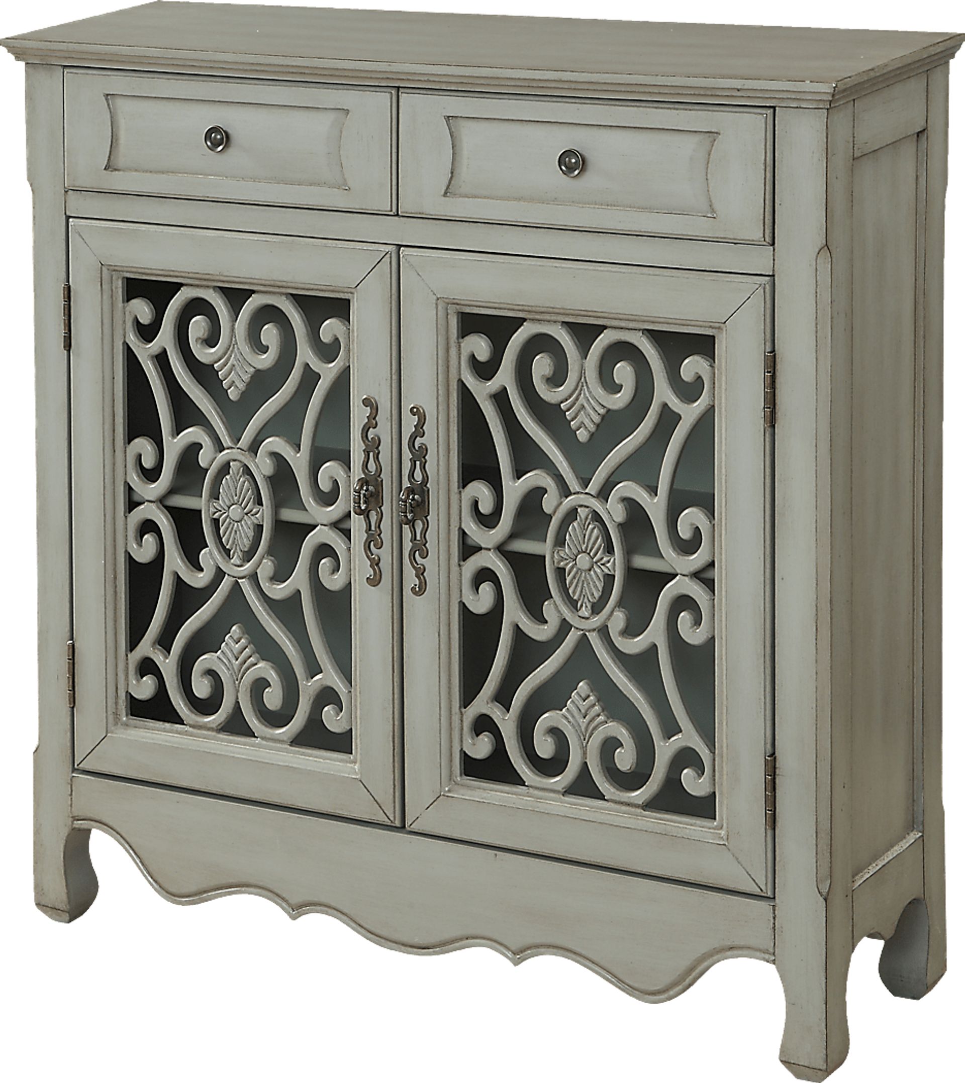 Mews Green Accent Cabinet - Image 1