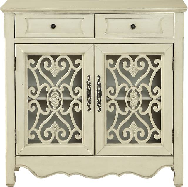 Mews White Accent Cabinet - Thumbnail - Image 2