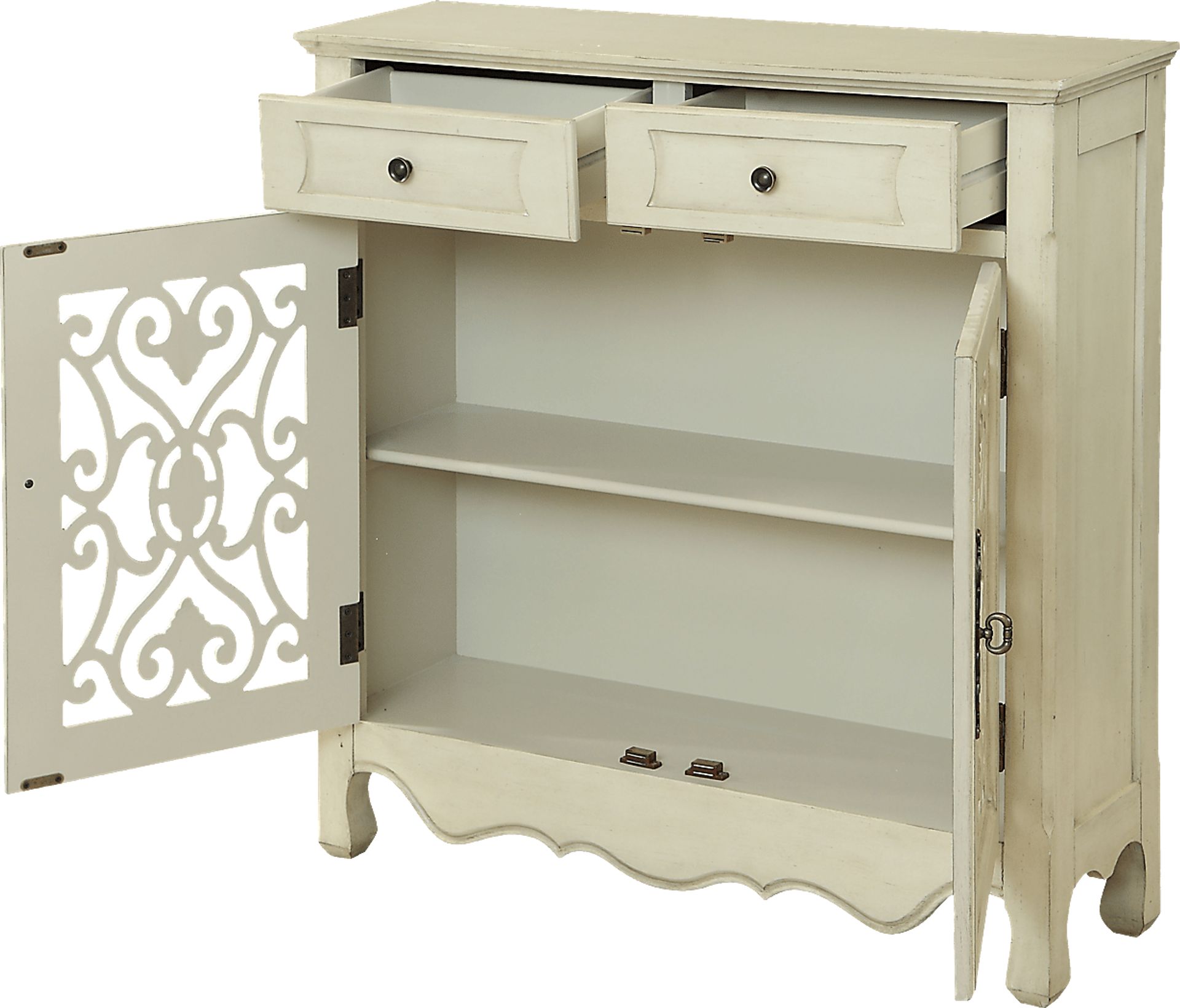 Mews White Accent Cabinet - Image 3