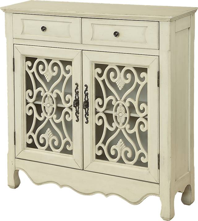 Mews White Accent Cabinet - Thumbnail - Image 1