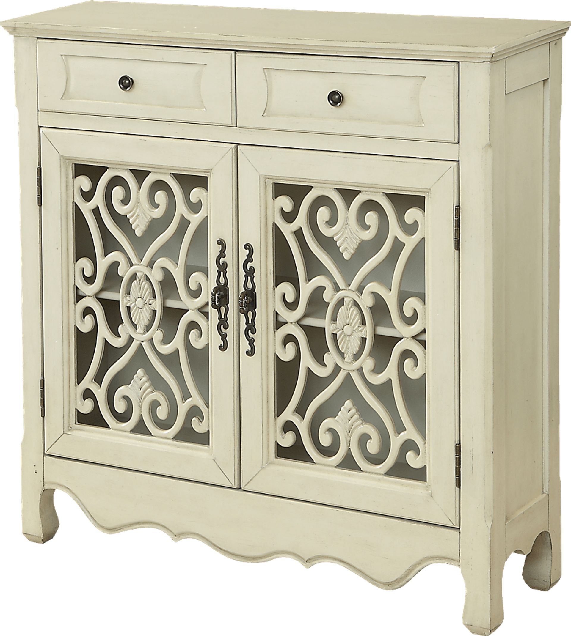 Mews White Accent Cabinet - Image 1
