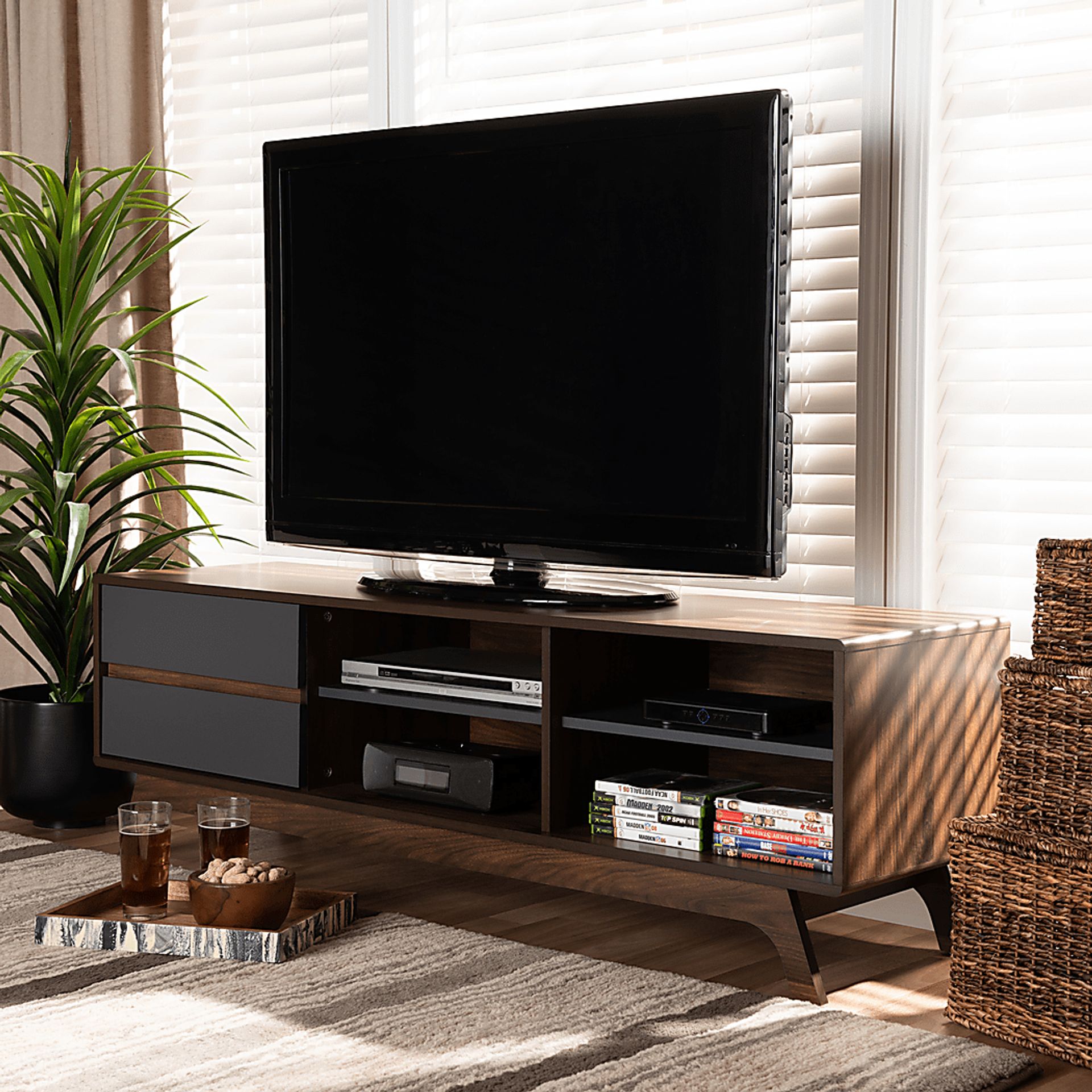 Meyrick Walnut 59 in. Console - Image 7