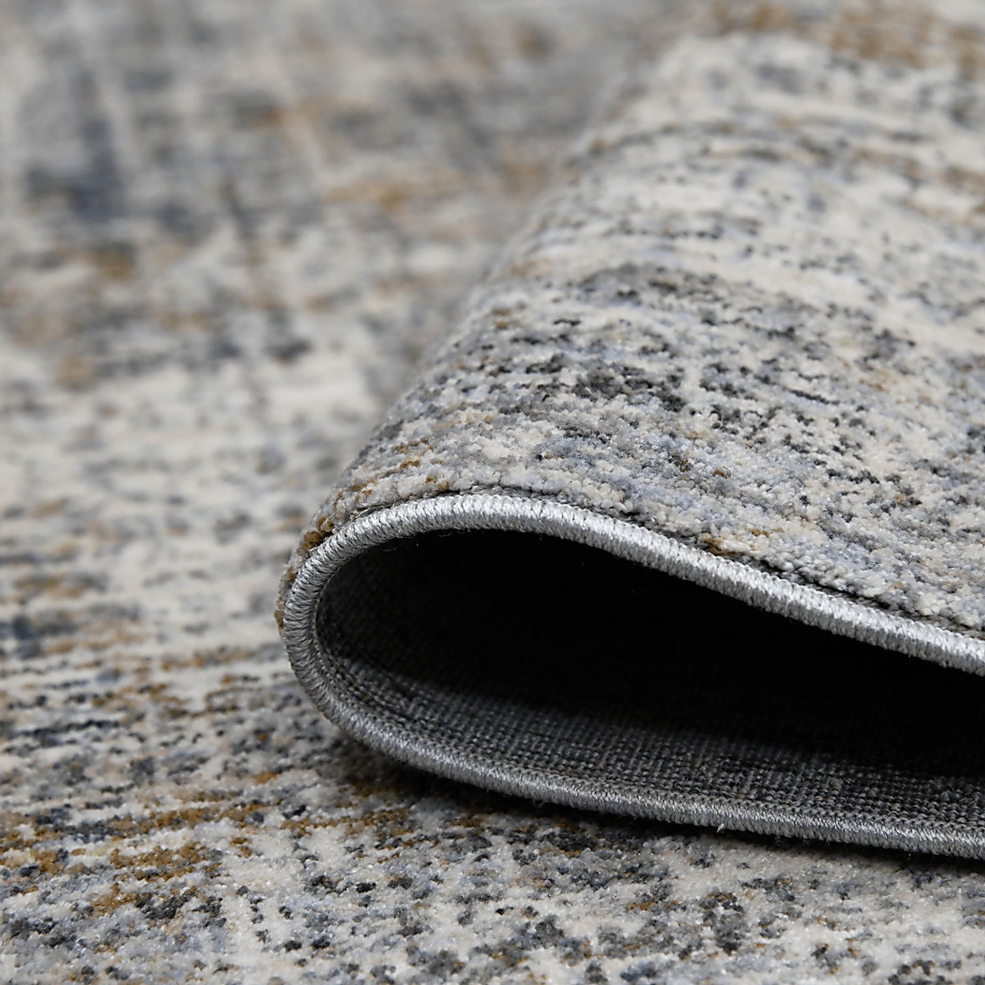 Mezure Gray/Orange 7'10 x 9'10 Rug - Image 5