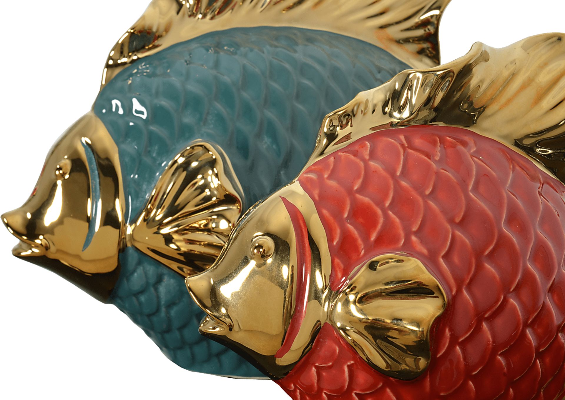 Mhina Red Sculpture, Set of 2 - Image 3