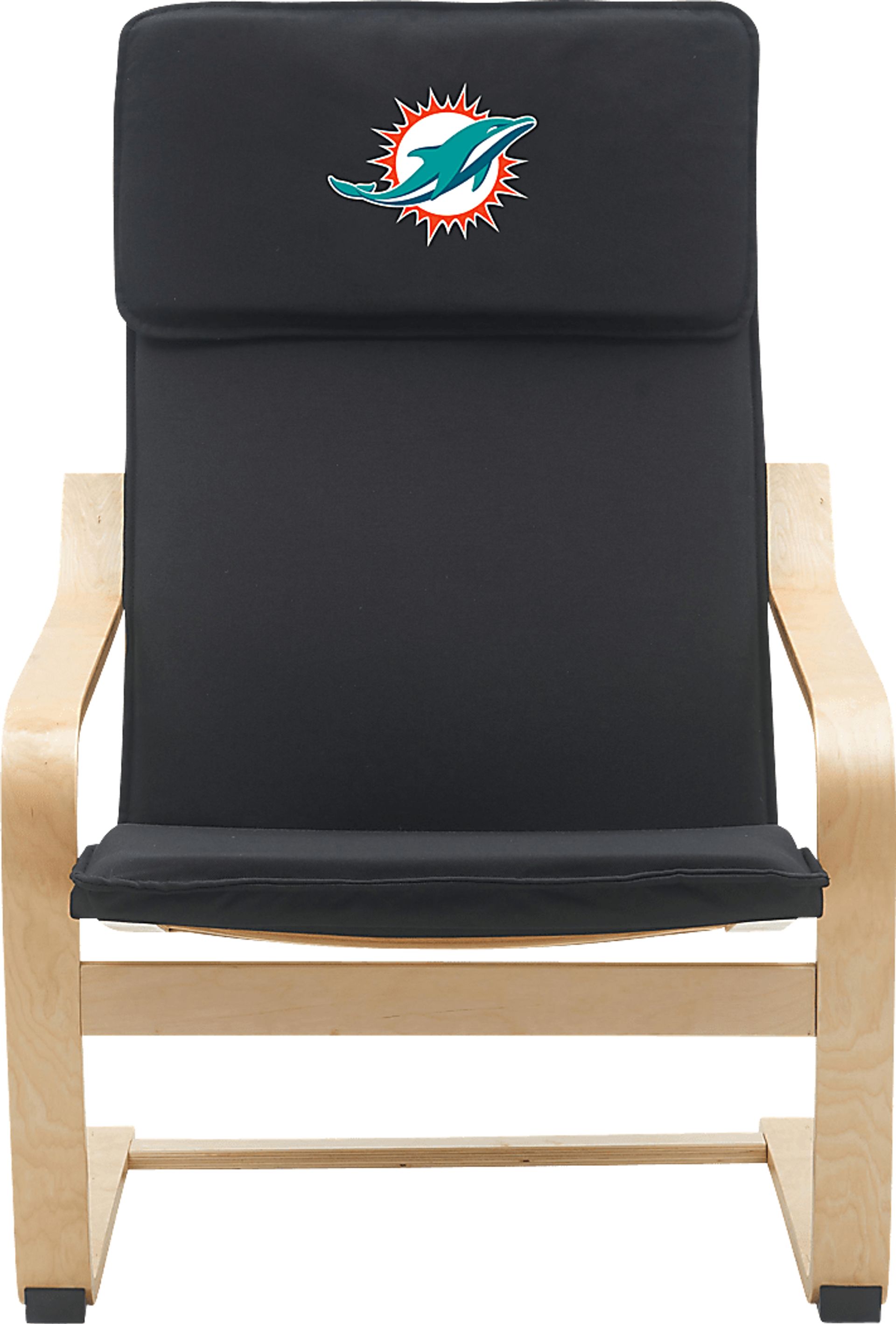 Miami Dolphins Black Accent Chair - Image 3
