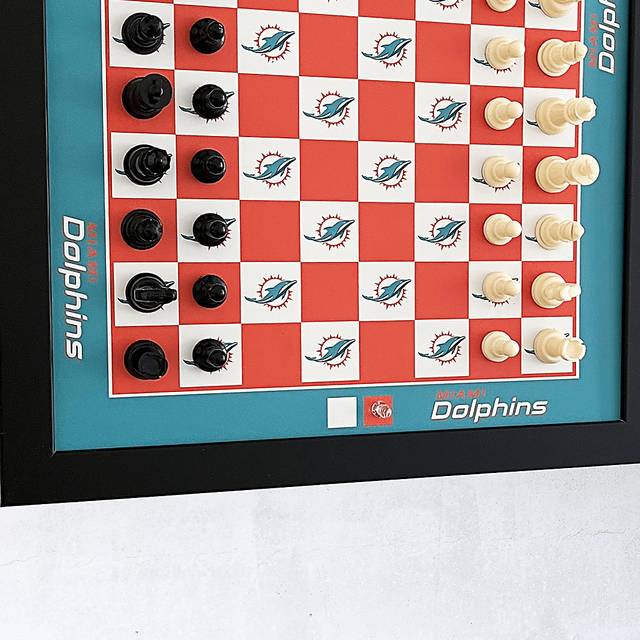 Miami Dolphins Wall Chess Set - Thumbnail - Image 4
