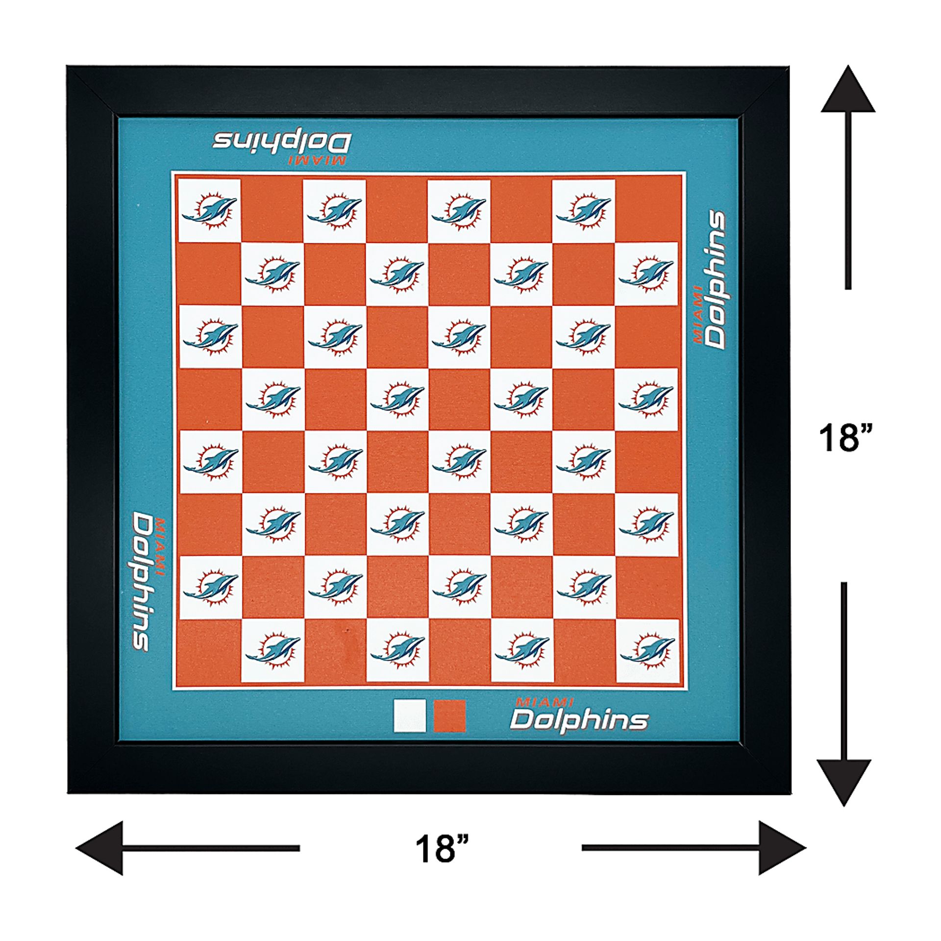 Miami Dolphins Wall Chess Set - Image 6