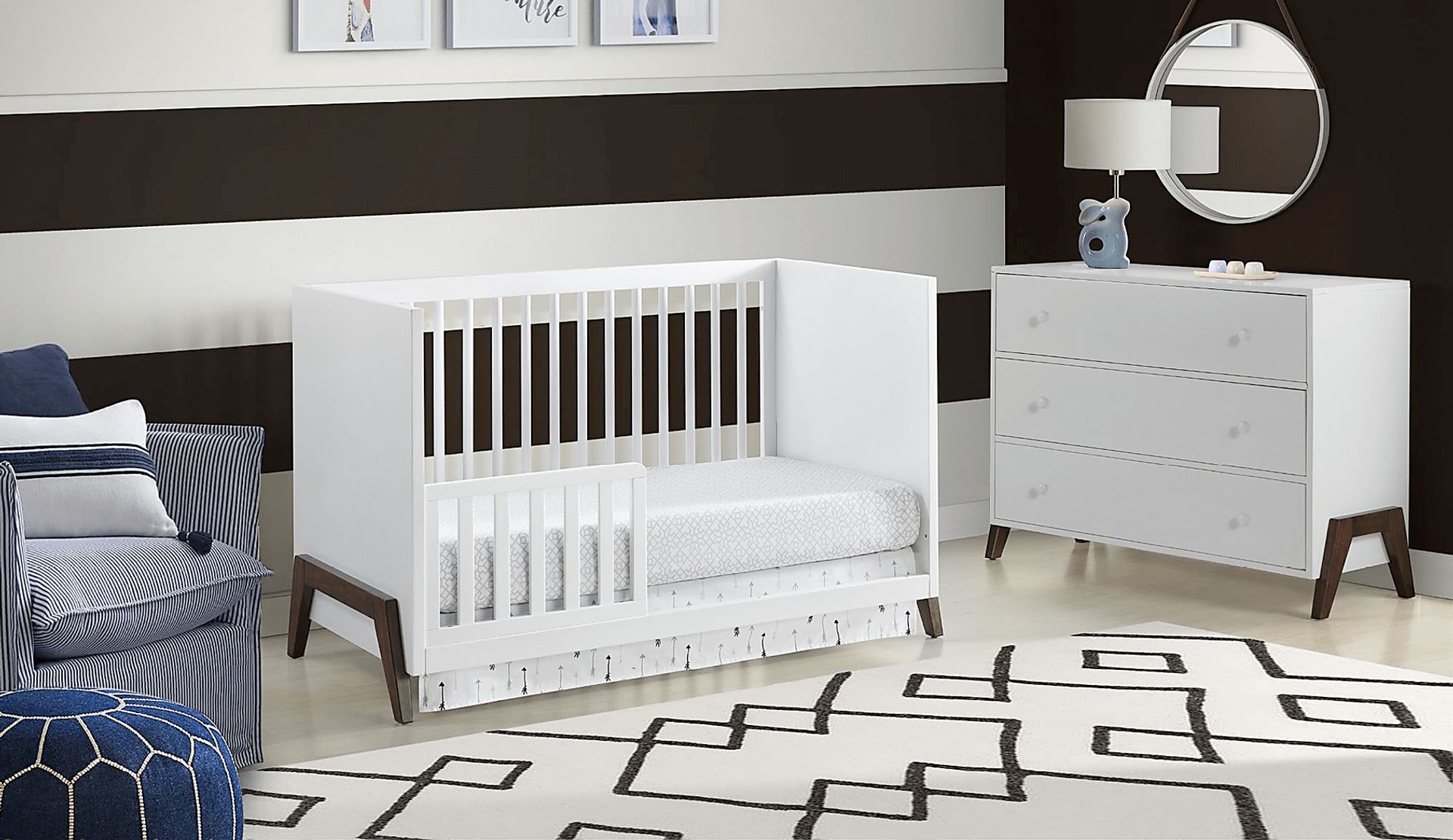 Miana White Convertible Crib - Image 6