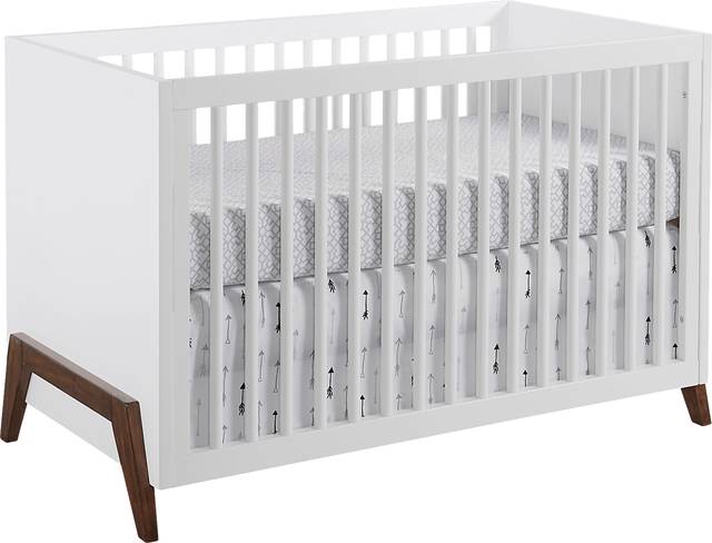 Miana White Convertible Crib - Thumbnail - Image 1