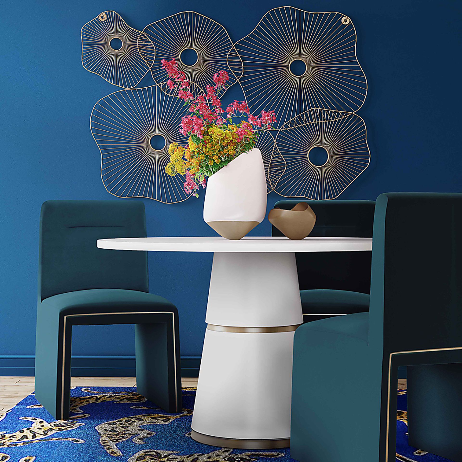 Miaoeb Gold Wall Art - Image 4