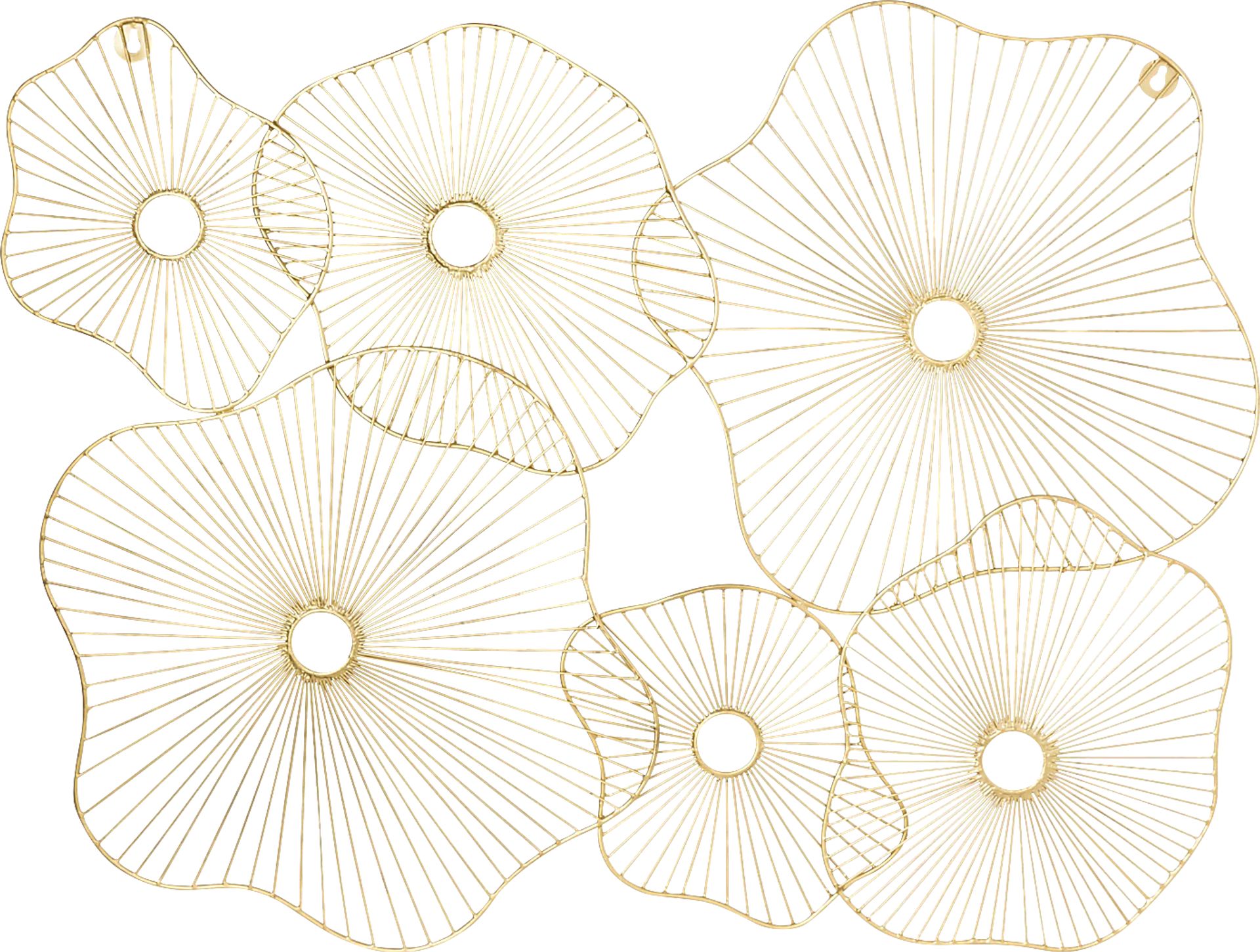 Miaoeb Gold Wall Art - Image 1