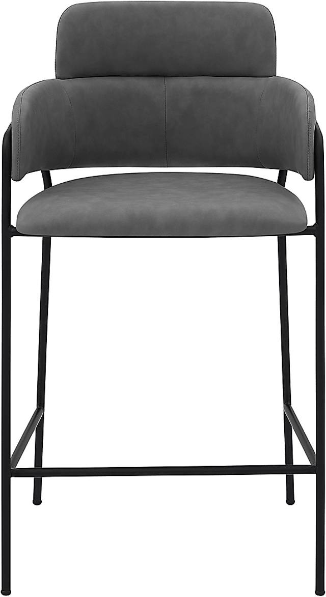 Miava Gray Counter Height Stool - Thumbnail - Image 2