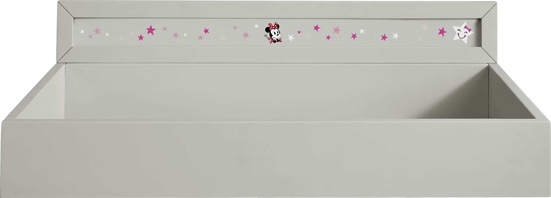 Mickey Mouse and Minnie Mouse Gray Changing Tray with Vibrant Art - Image 2