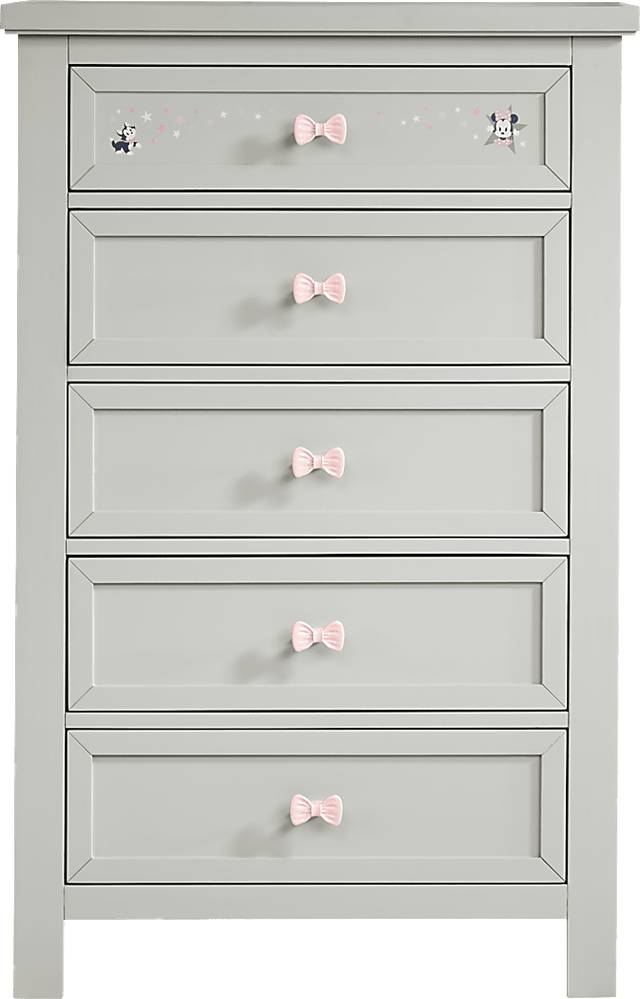 Mickey Mouse and Minnie Mouse Gray Chest with Classic Art - Thumbnail - Image 2