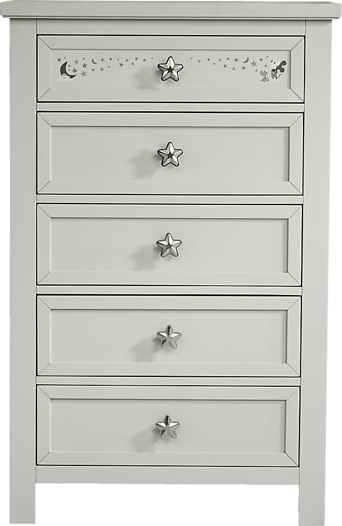 Mickey Mouse and Minnie Mouse Gray Chest with Classic Art