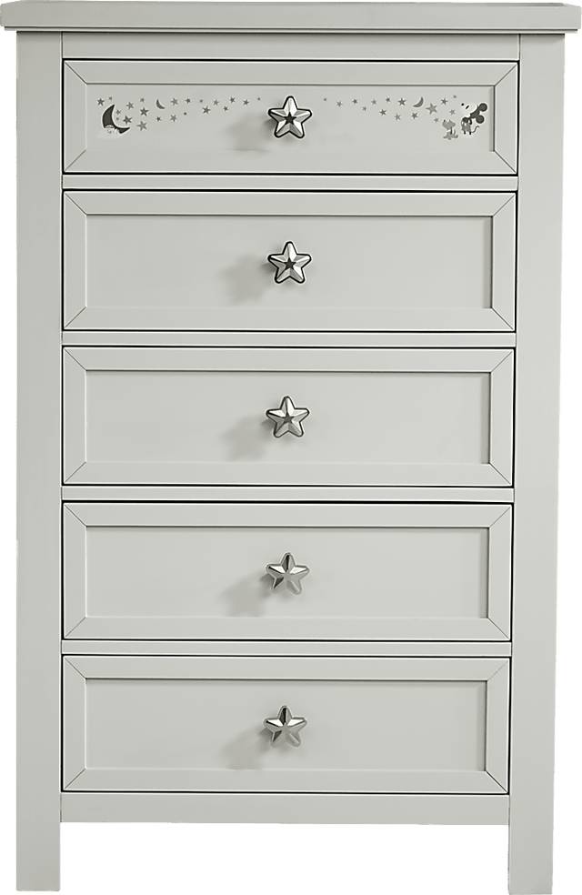 Mickey Mouse and Minnie Mouse Gray Chest with Classic Art - Thumbnail - Image 1