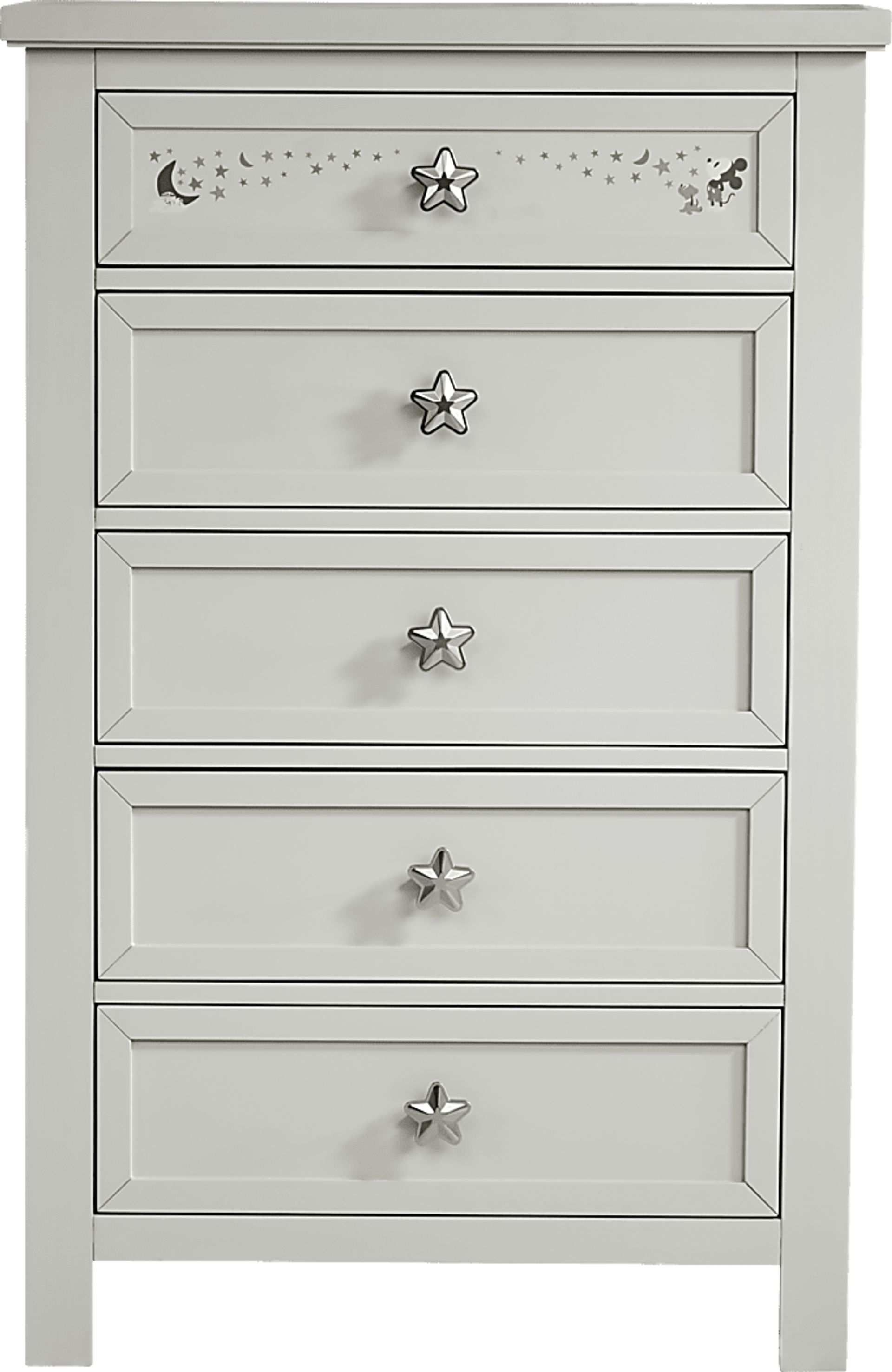Mickey Mouse and Minnie Mouse Gray Chest with Classic Art - Image 1