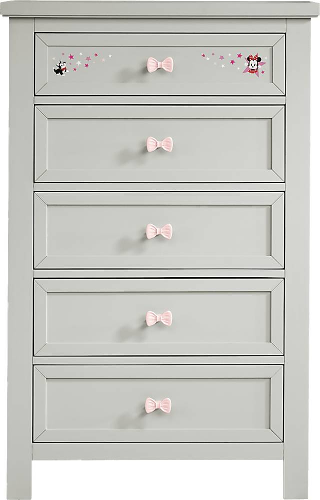Mickey Mouse and Minnie Mouse Gray Chest with Vibrant Art - Thumbnail - Image 2