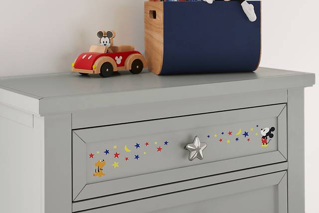 Mickey Mouse and Minnie Mouse Gray Chest with Vibrant Art - Thumbnail - Image 3