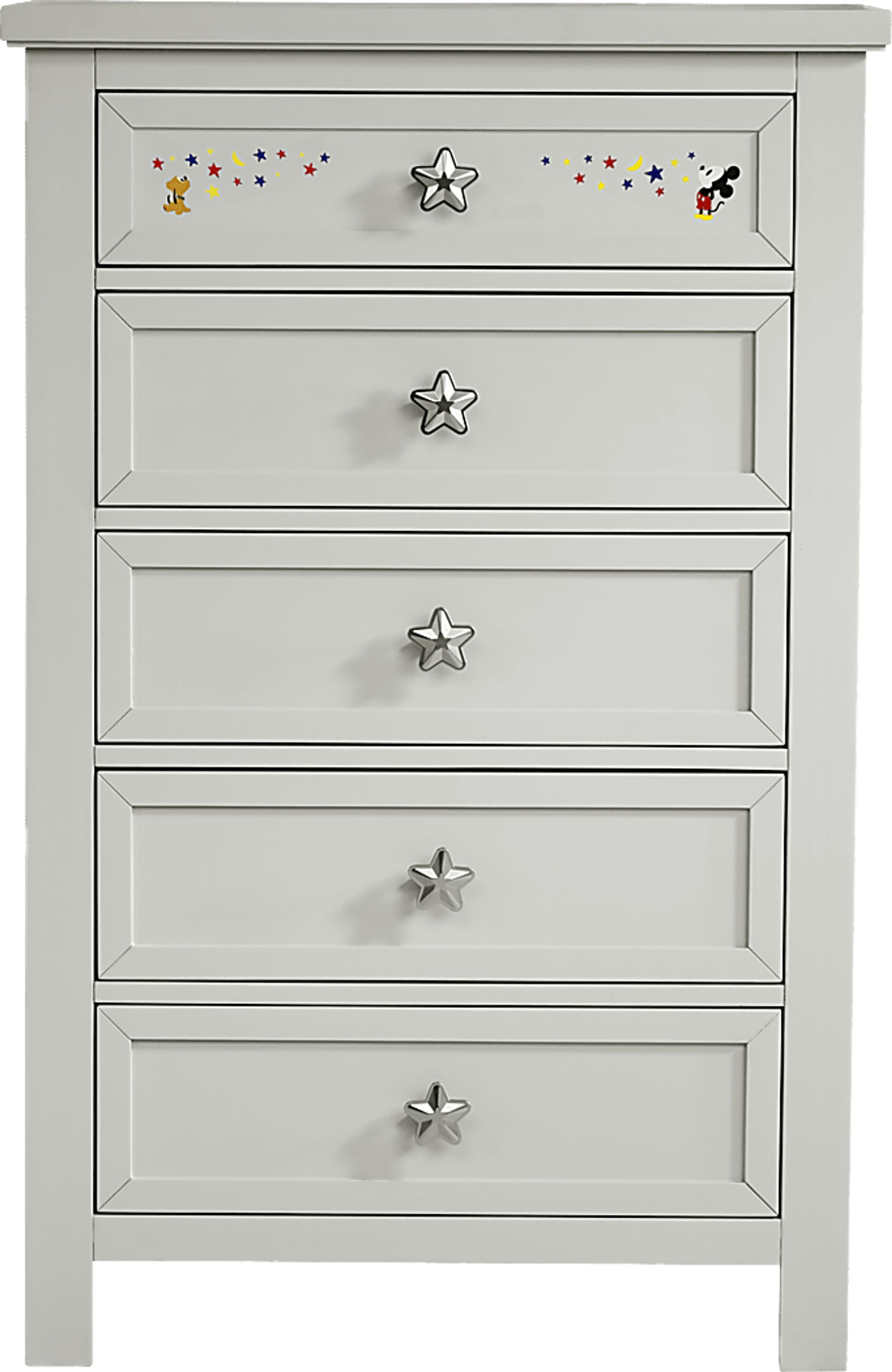 Mickey Mouse and Minnie Mouse Gray Chest with Vibrant Art - Image 1
