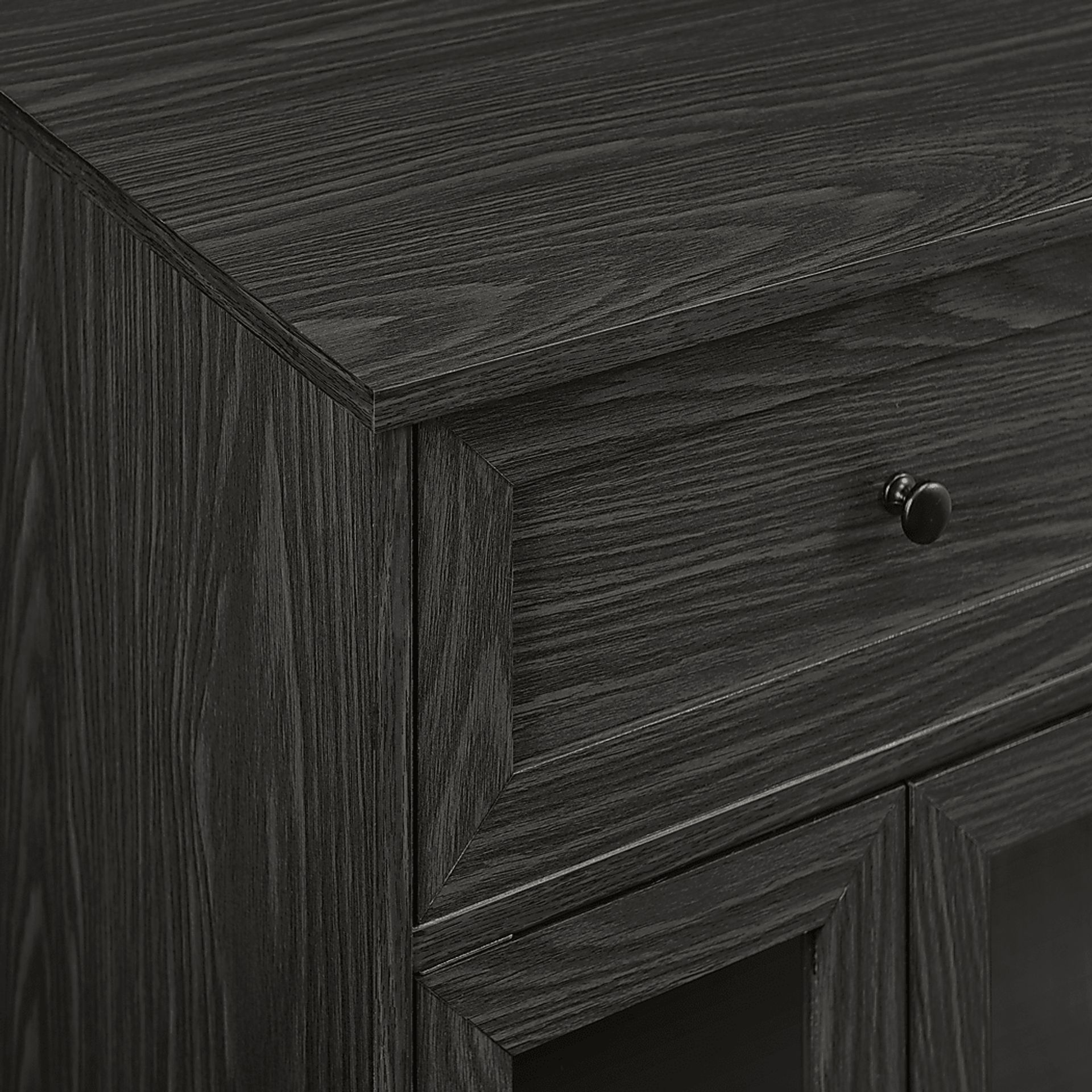 Micollet Gray Wine Cabinet - Image 5