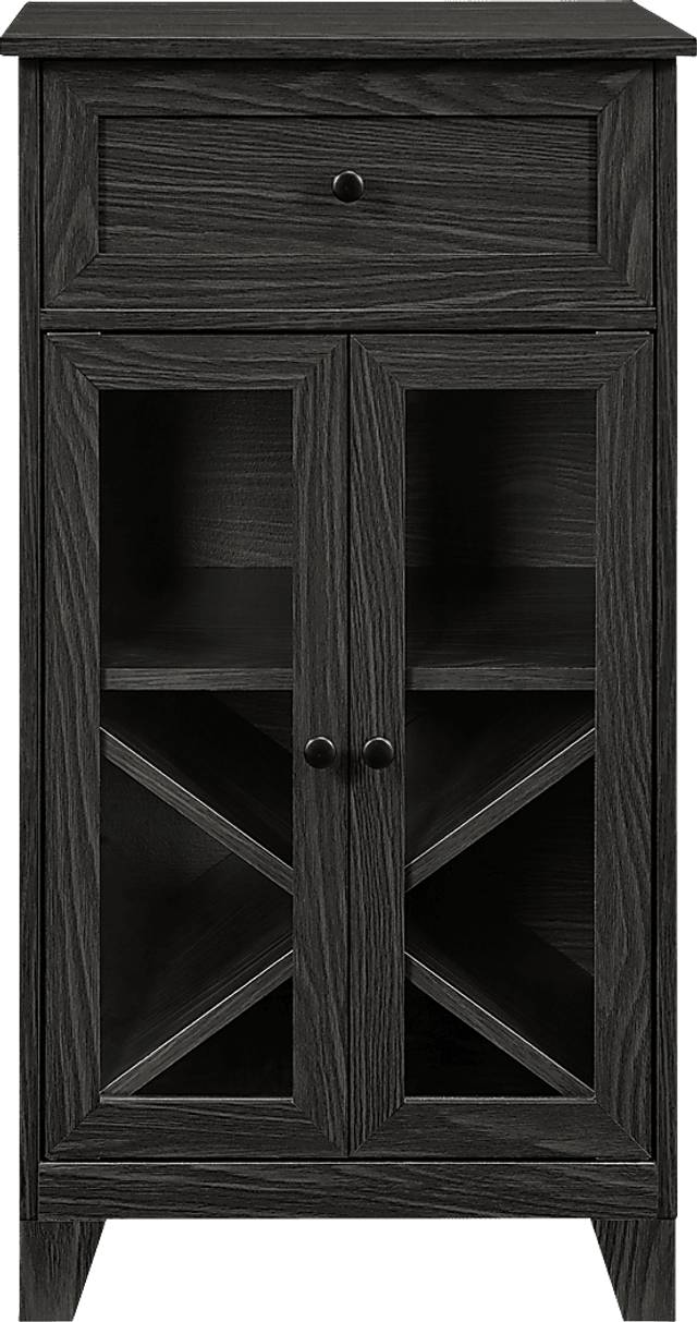 Micollet Gray Wine Cabinet - Thumbnail - Image 1