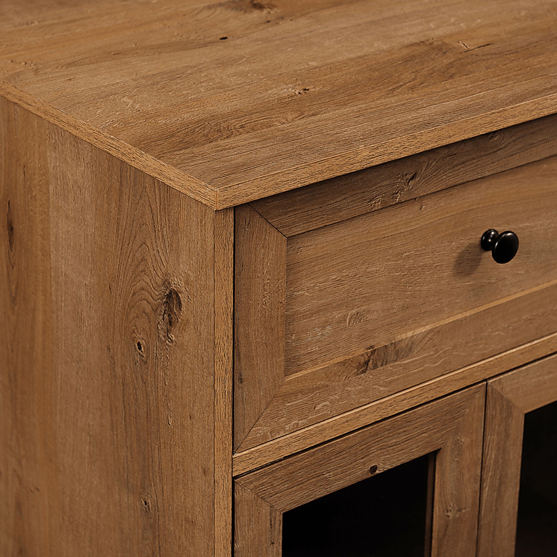 Micollet Oak Wine Cabinet - Image 5