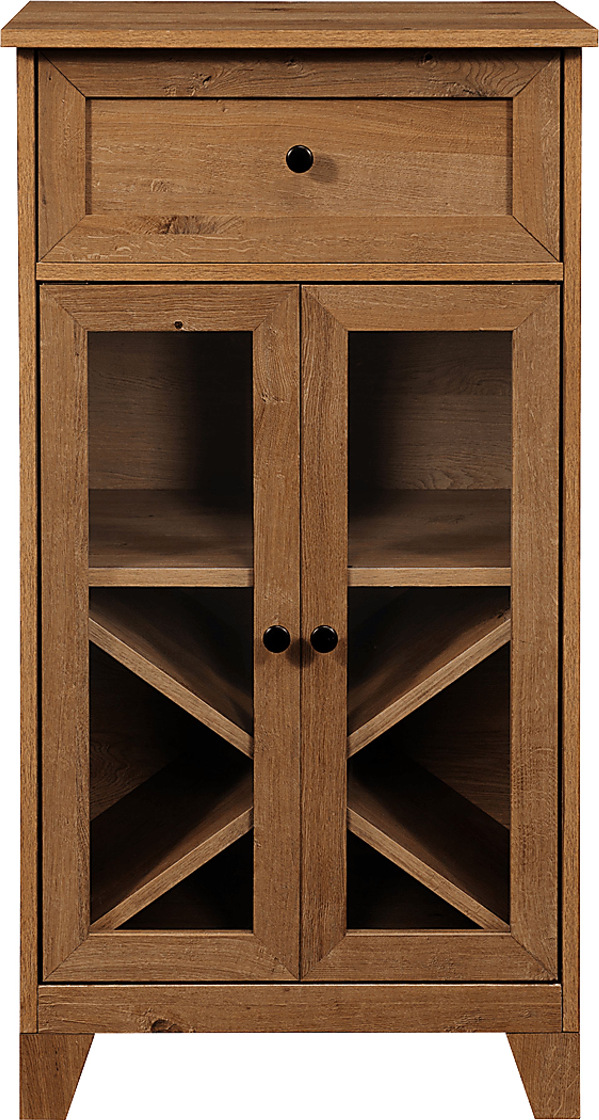 Micollet Oak Wine Cabinet - Image 1