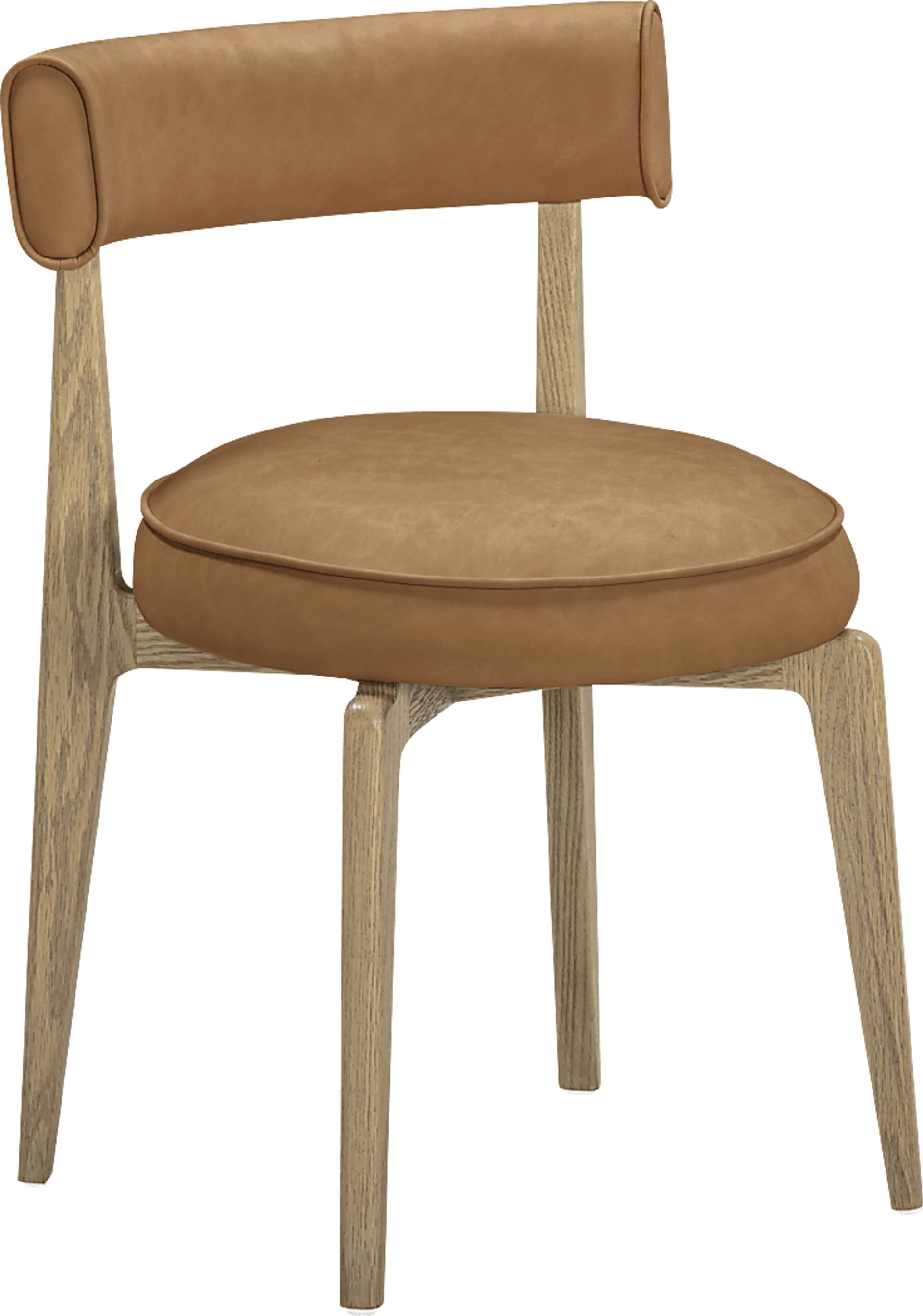 Microbeat Brown Dining Chair - Image 1