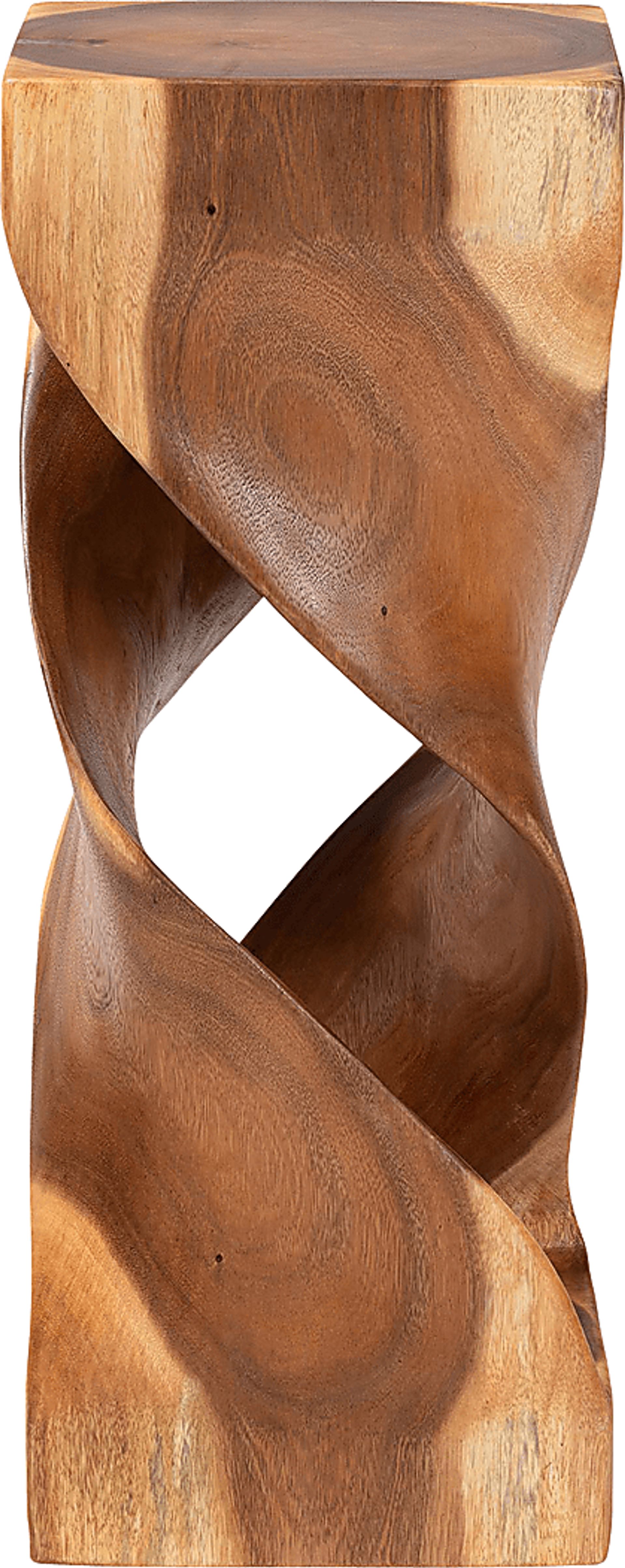 Microcasten Brown End Table - Image 3