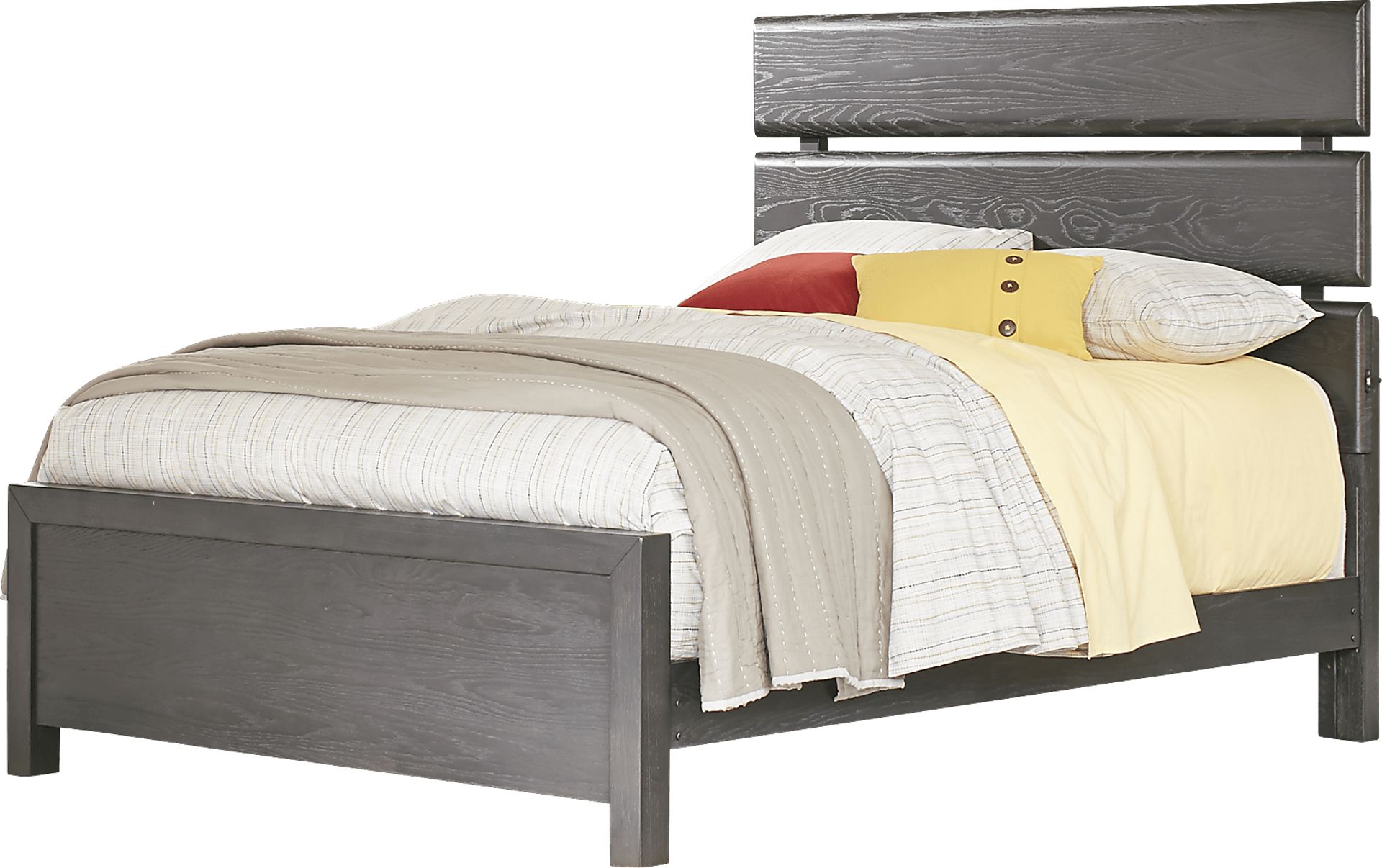 Midcity Loft Carbon 5 Pc Full Slat Bedroom - Image 2
