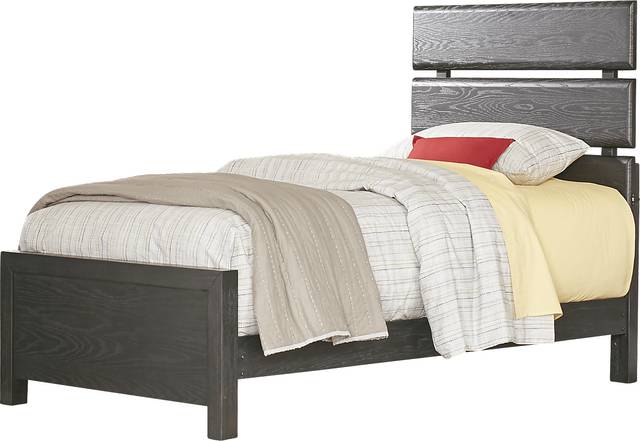 Kids Midcity Loft Carbon 3 Pc Twin Slat Bed - Thumbnail - Image 1