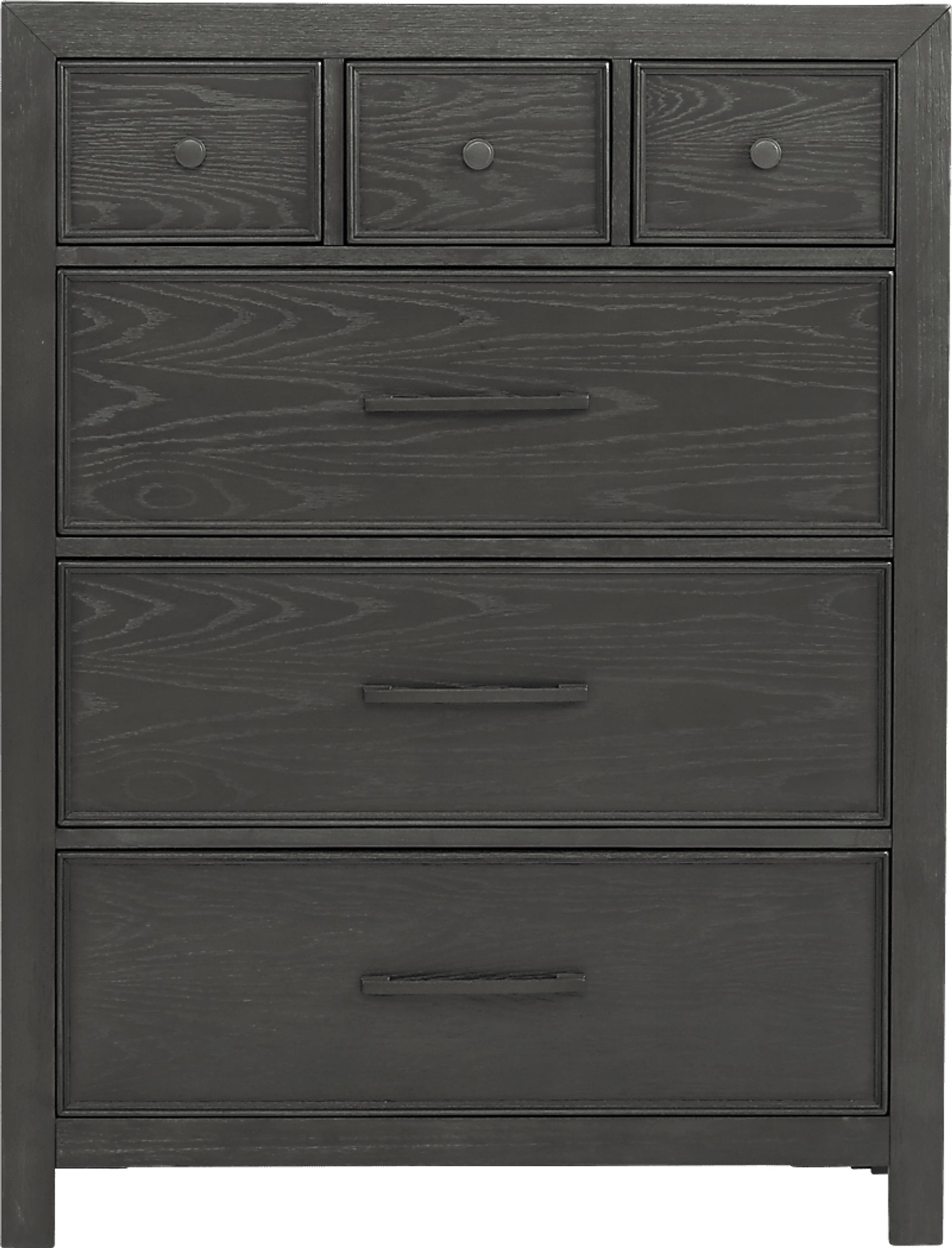 Kids Midcity Loft Carbon 5 Pc Twin Slat Bedroom - Image 4