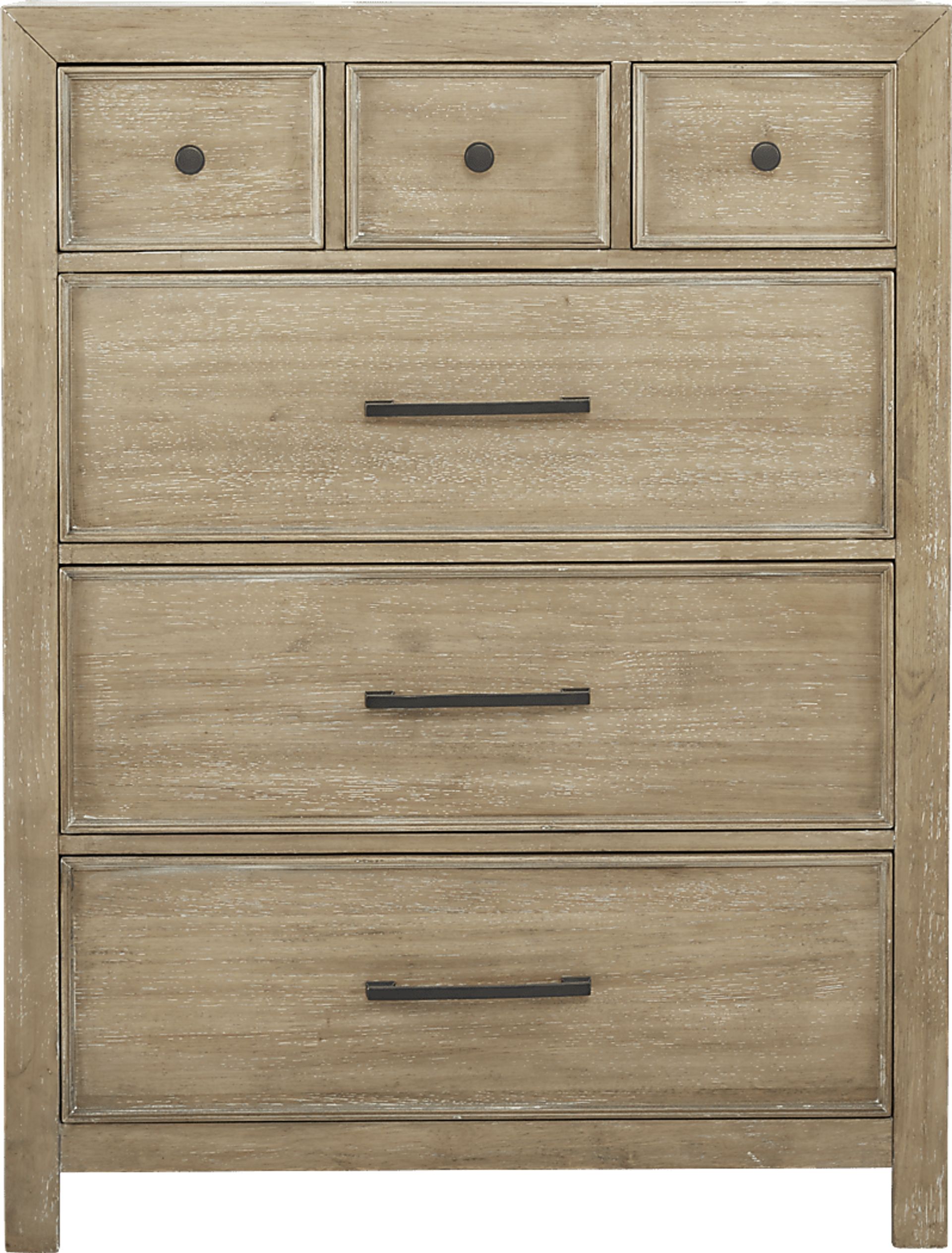 Kids Midcity Loft Sandstone 6 Pc Twin Slat Bedroom with Twin Storage Trundle - Image 3