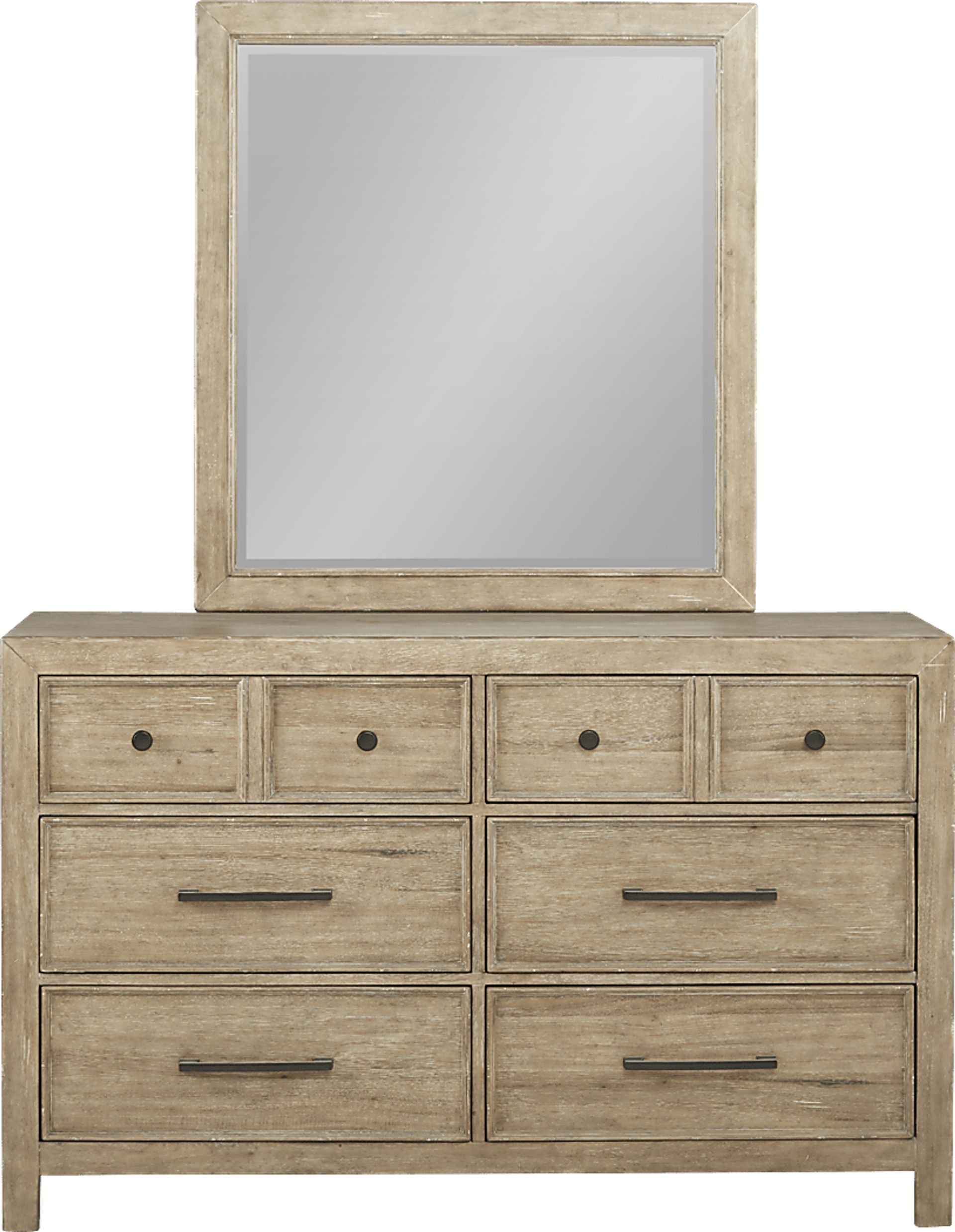 Kids Midcity Loft Sandstone Dresser & Mirror - Image 1