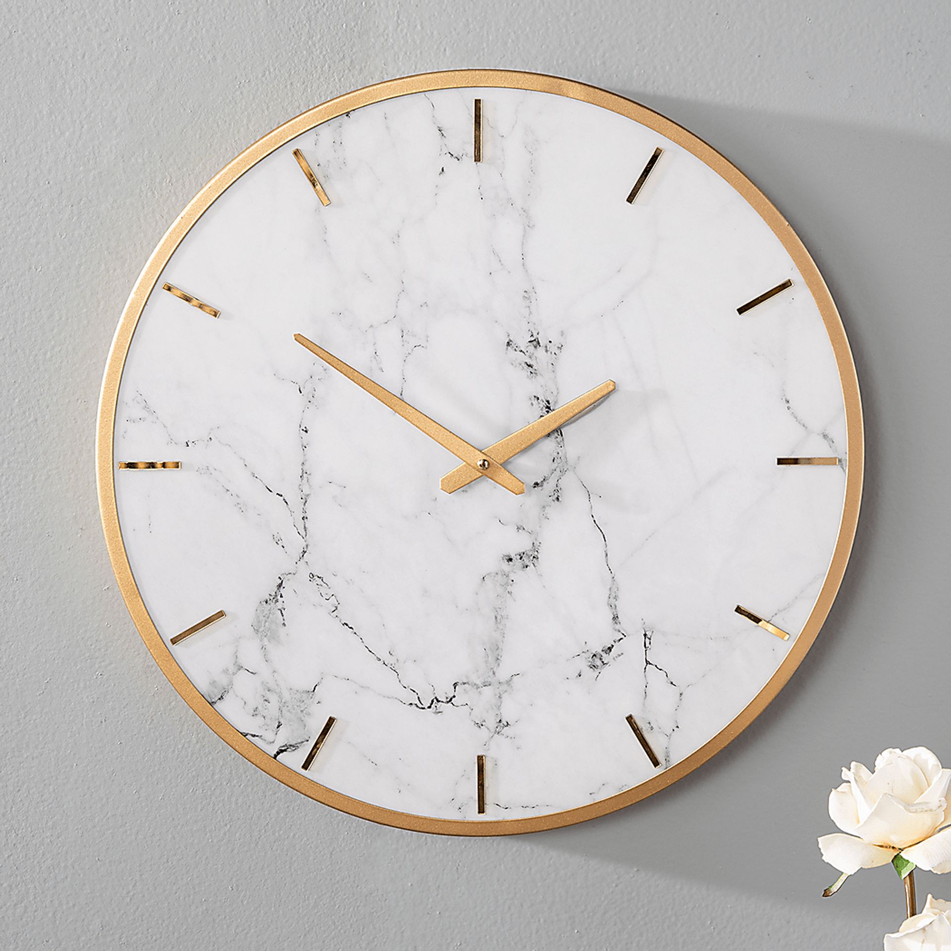 Middleberry White Clock - Image 3