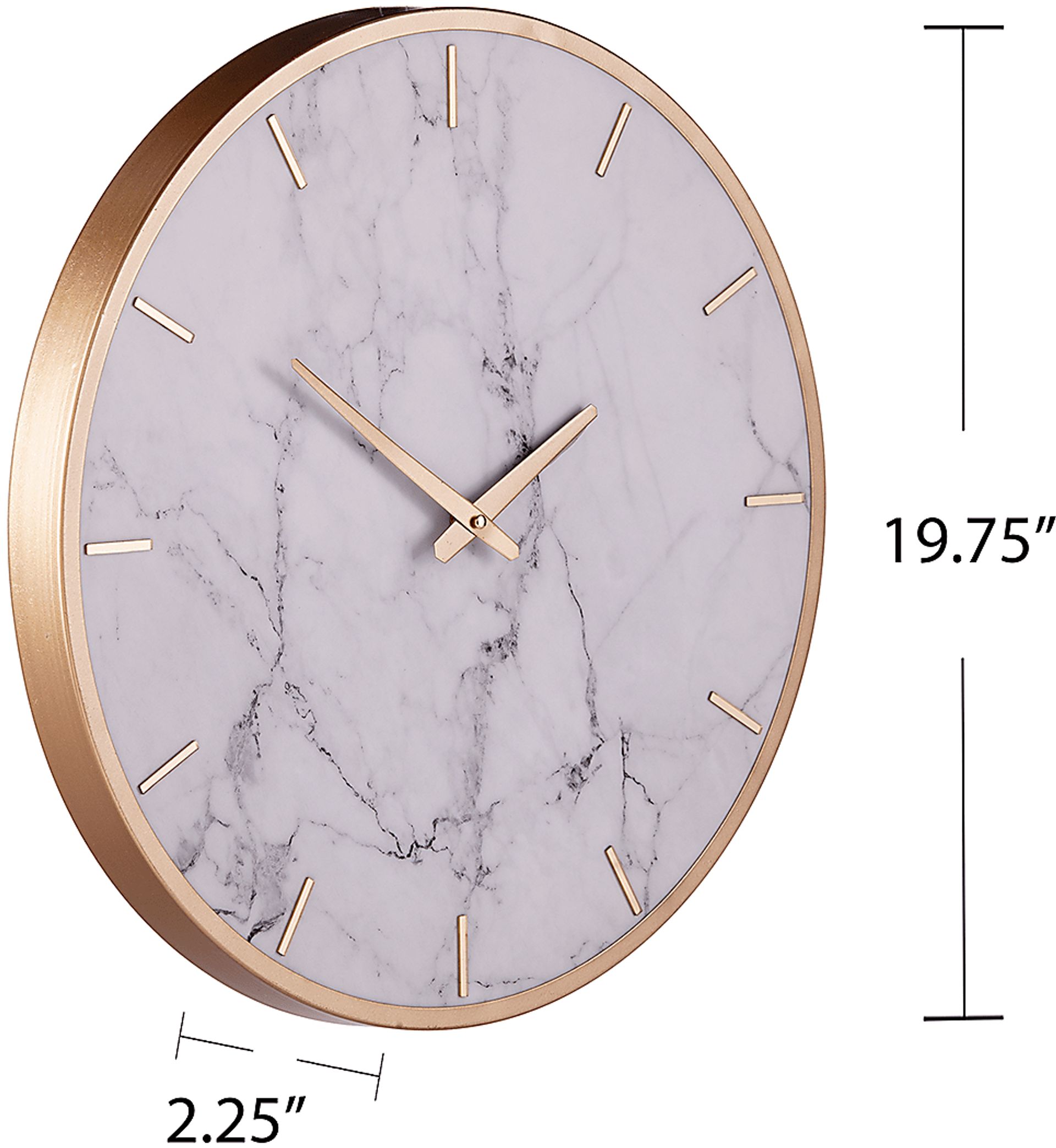 Middleberry White Clock - Image 5