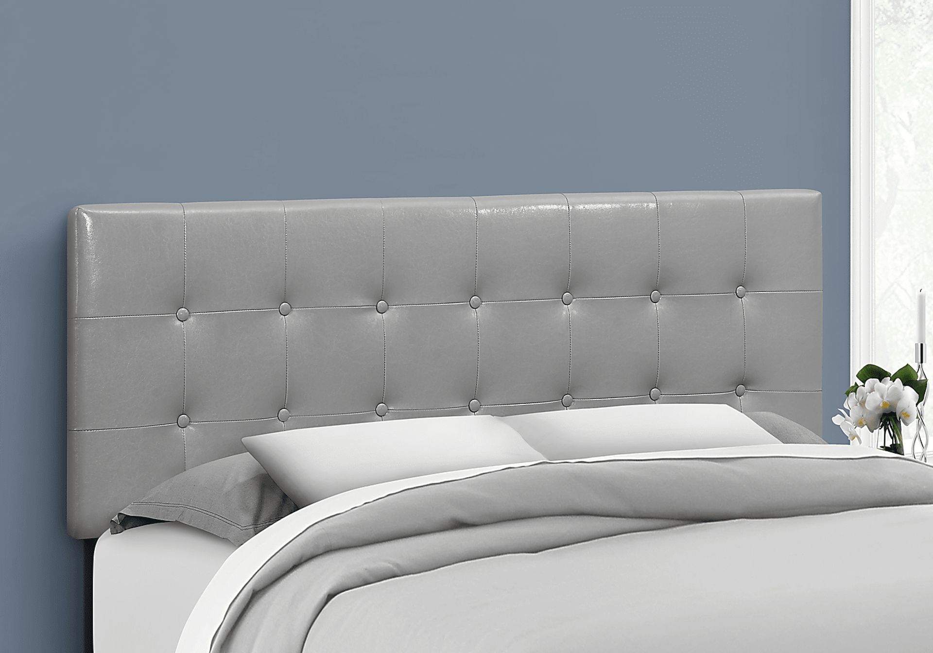 Middleway Gray Queen Headboard - Image 3