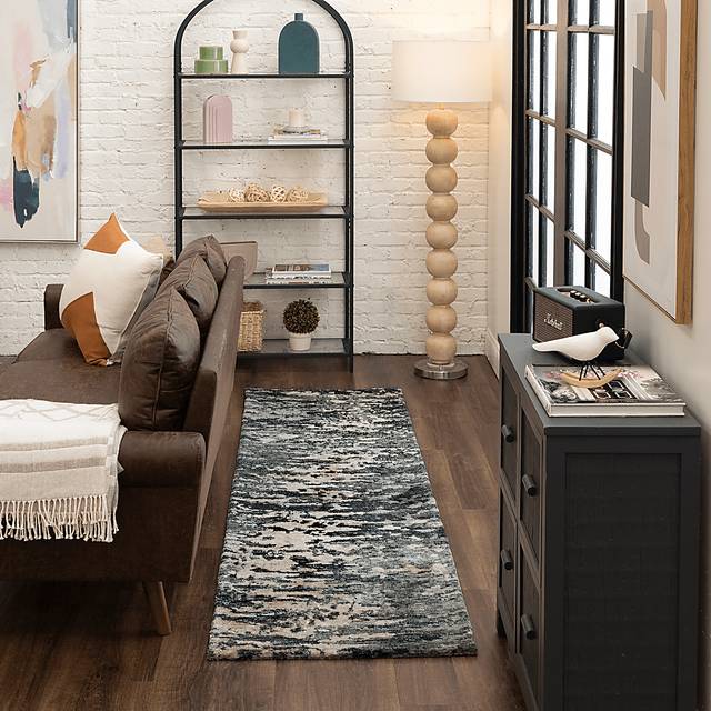Middlewick Charcoal 2'4 x 7'10 Runner Rug - Thumbnail - Image 3