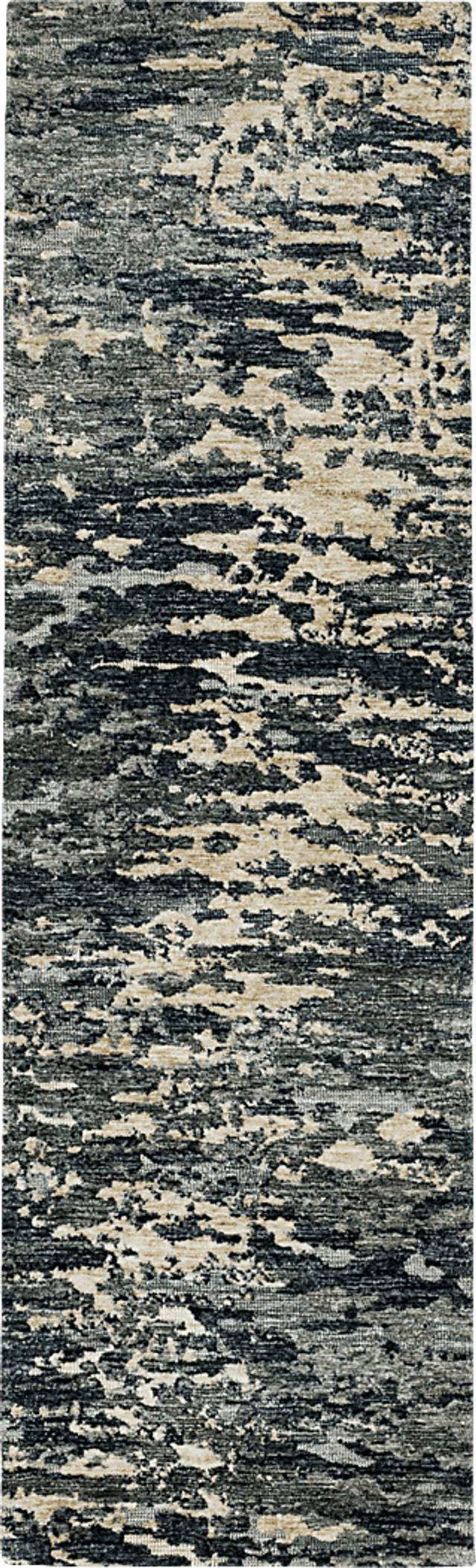 Middlewick Charcoal 2'4 x 7'10 Runner Rug - Thumbnail - Image 1