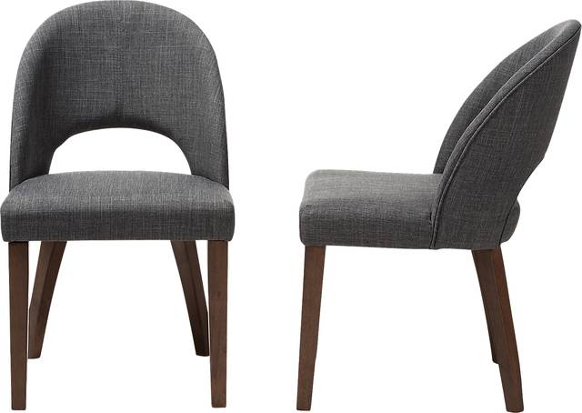 Midgaard Charcoal Dining Chair, Set of 2 - Thumbnail - Image 4