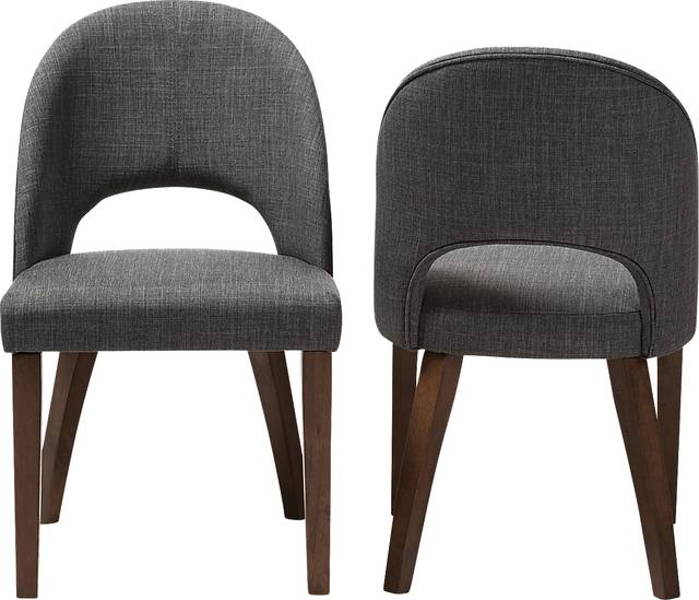 Midgaard Charcoal Dining Chair, Set of 2 - Thumbnail - Image 5
