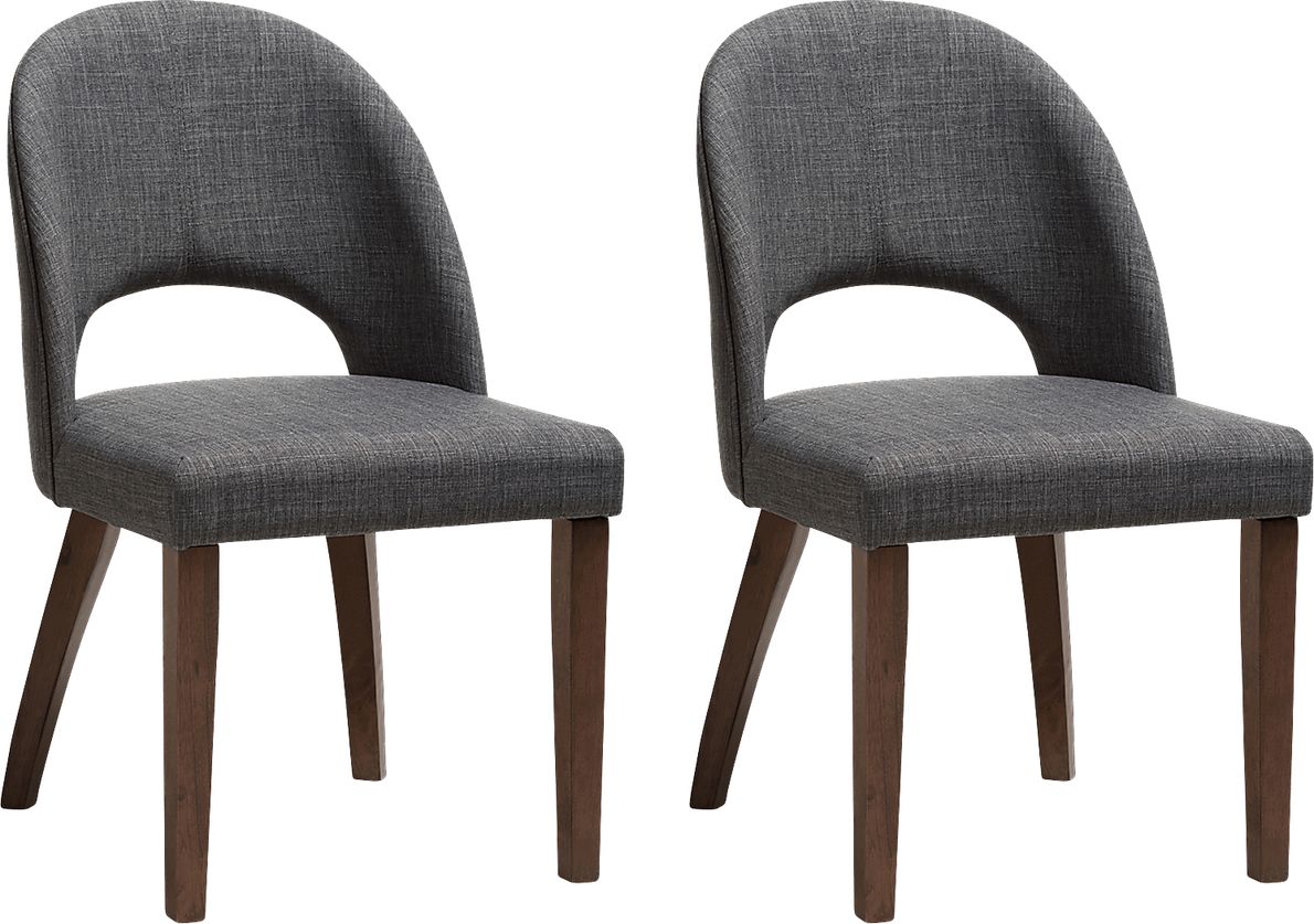 Midgaard Charcoal Dining Chair (Set of 2)