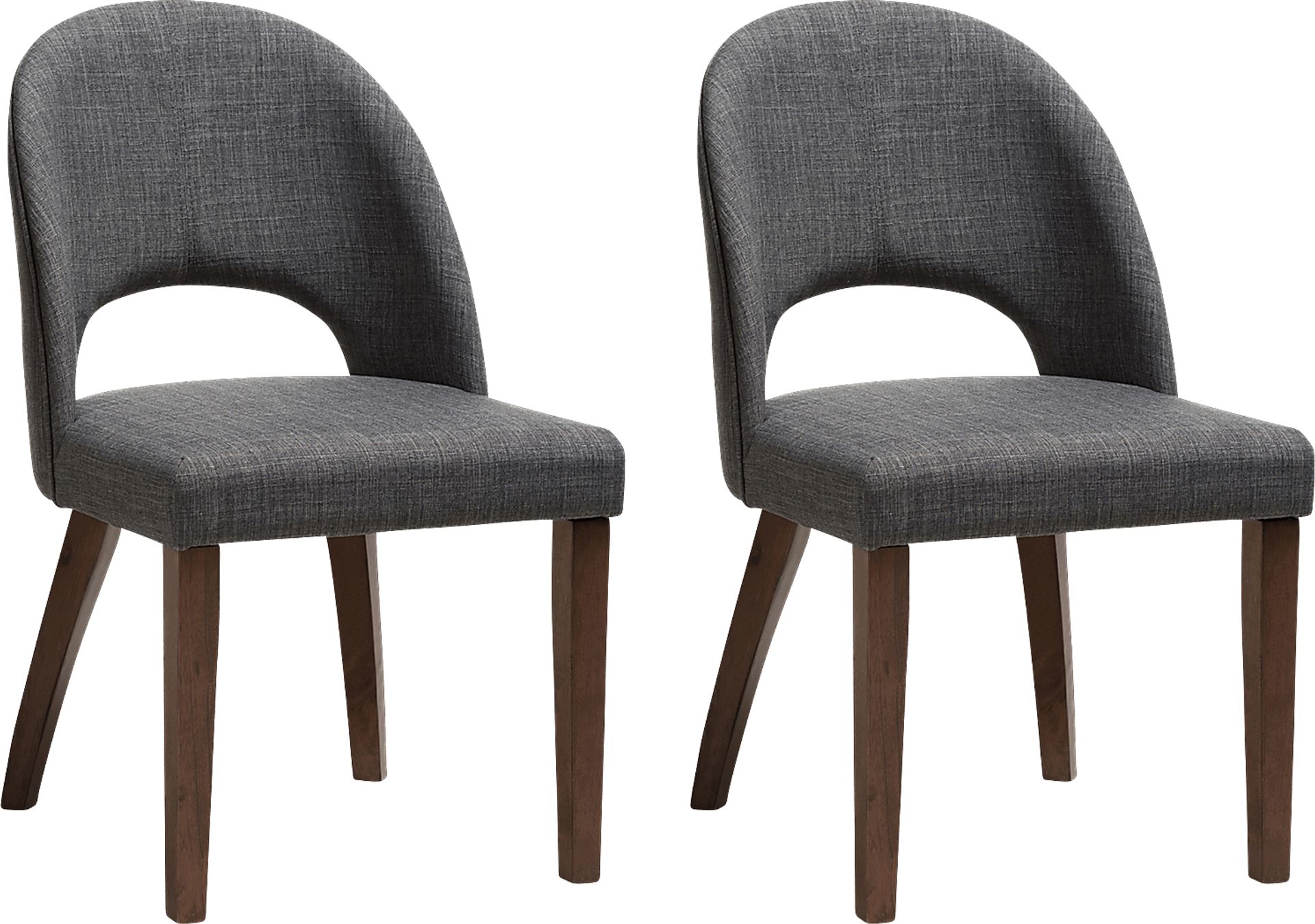 Midgaard Charcoal Dining Chair, Set of 2 - Image 1