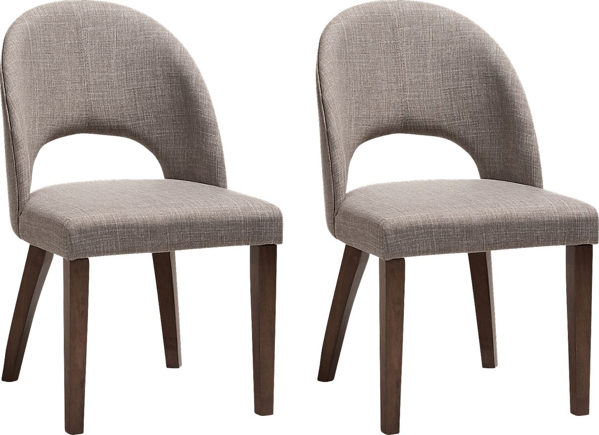 Midgaard Gray Dining Chair (Set of 2)