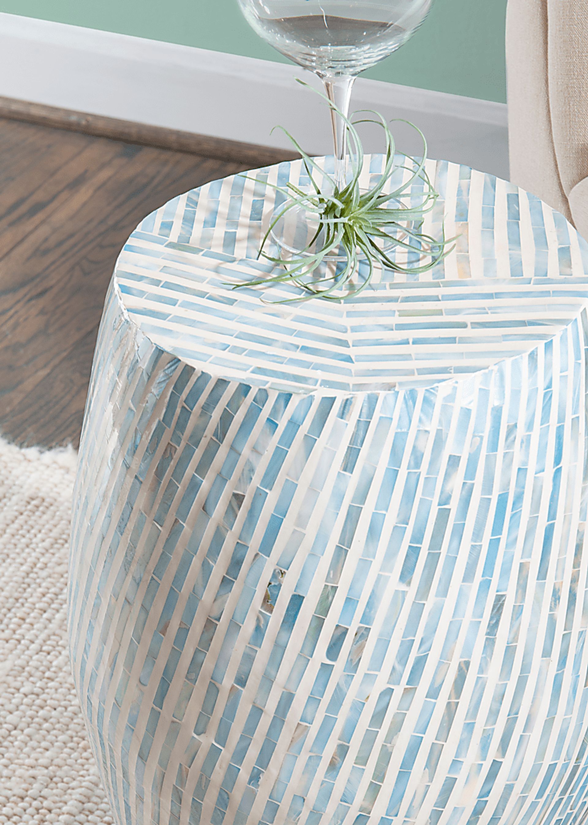 Midhazy Blue Accent Table - Image 6